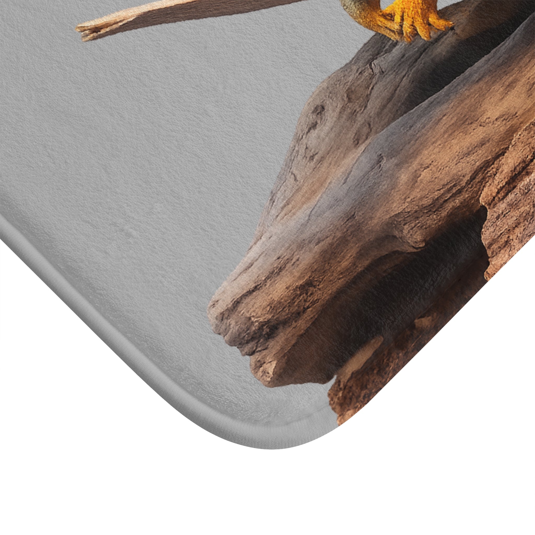 Orange Bearded Dragon Bath Mat | Reptile Lizard Pet Decor