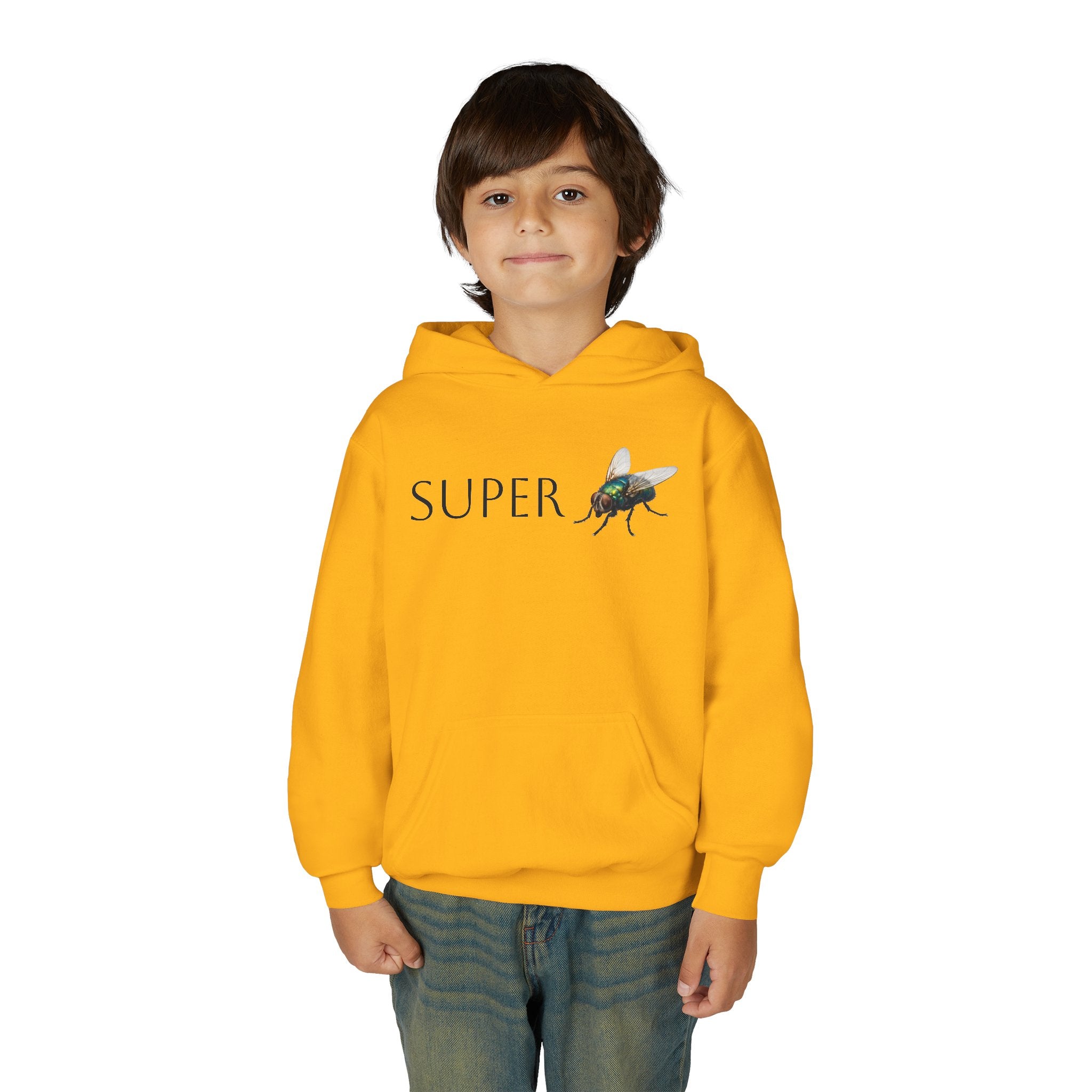 Super Fly Youth Hoodie | Fly Illustration, Minimal Kids Sweatshirt