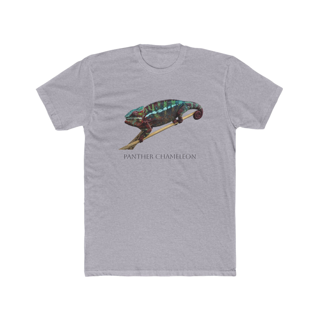 Panther Chameleon Illustration Tee | Colorful Reptile Graphic T-Shirt