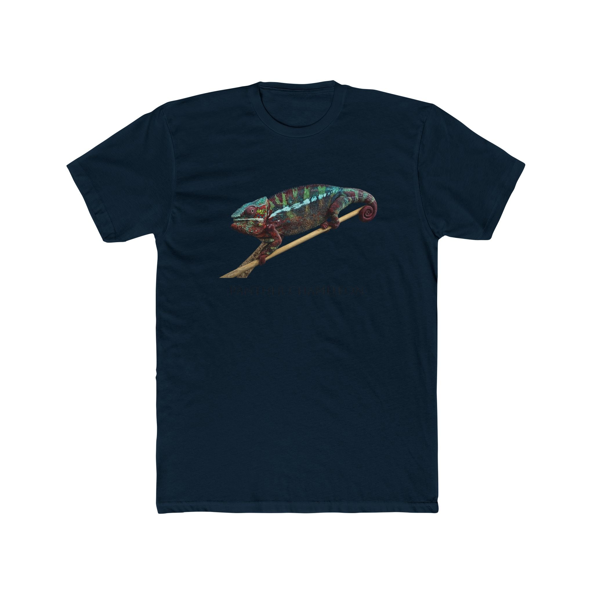 Panther Chameleon Illustration Tee | Colorful Reptile Graphic T-Shirt
