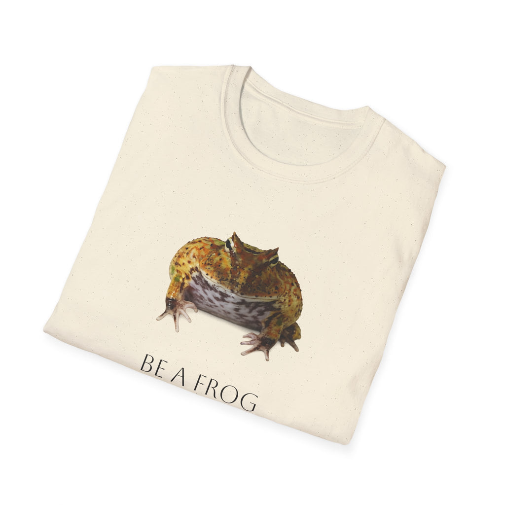 Pacman Frog T-Shirt | Realistic Frog Illustration, Nature Amphibian Tee