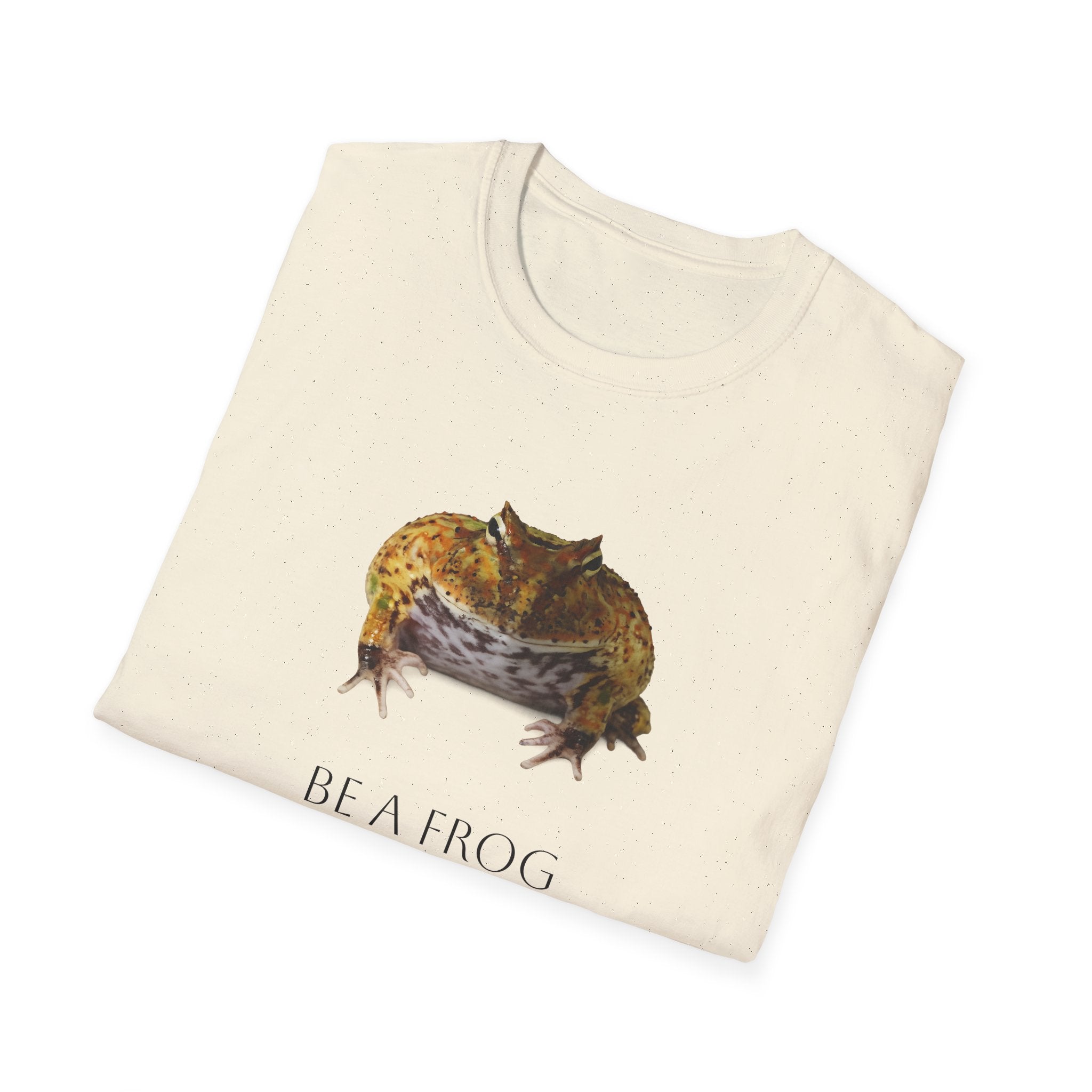 Pacman Frog T-Shirt | Realistic Frog Illustration, Nature Amphibian Tee