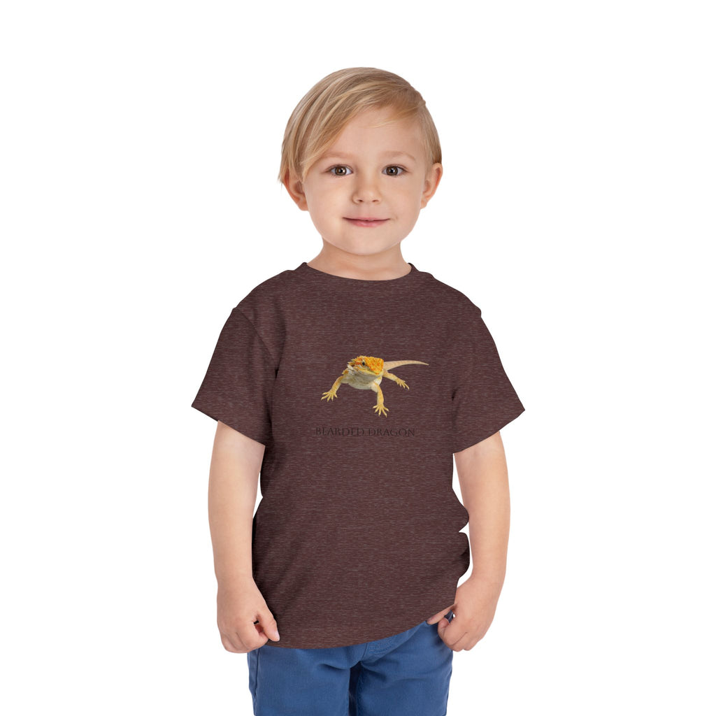 Bearded Dragon Toddler Tee | Cute Reptile Illustration