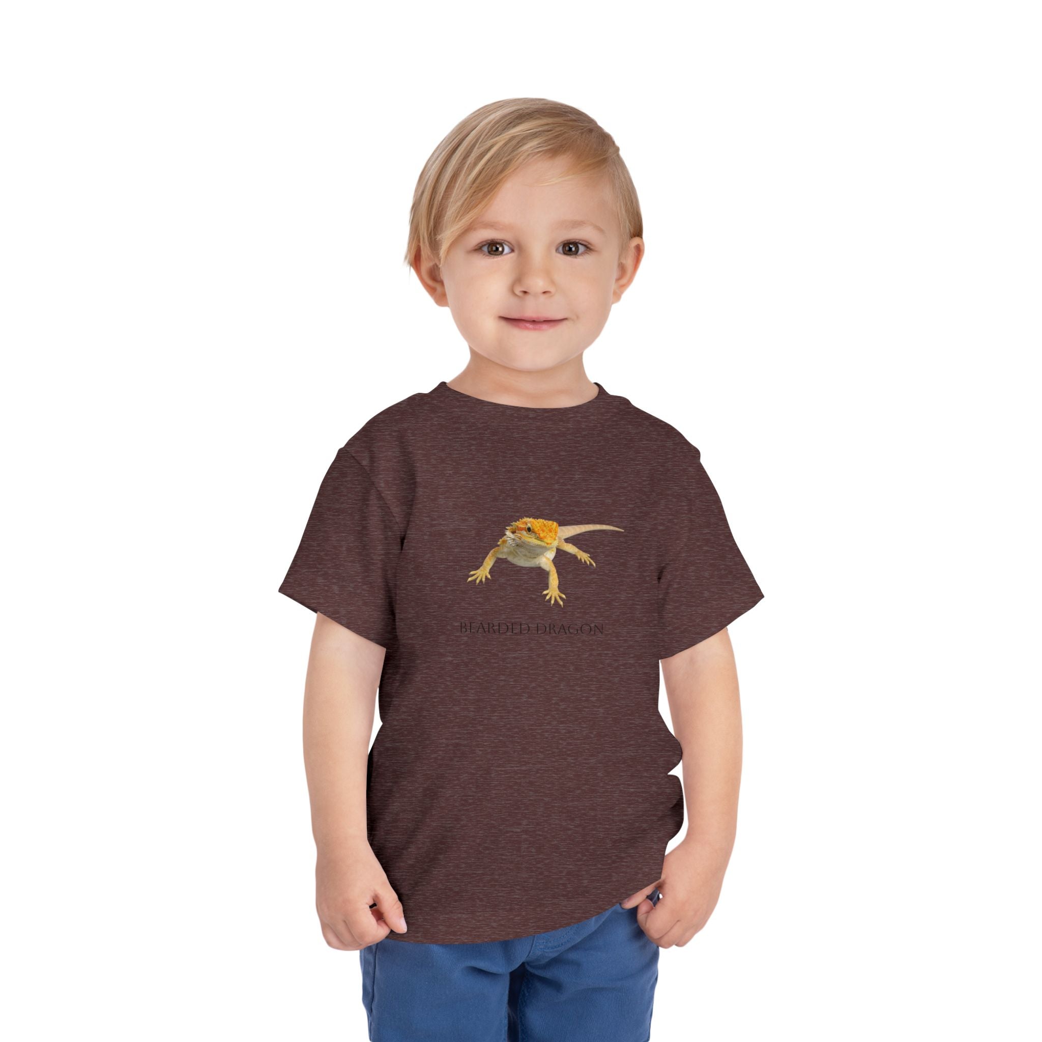 Bearded Dragon Toddler Tee | Cute Reptile Illustration