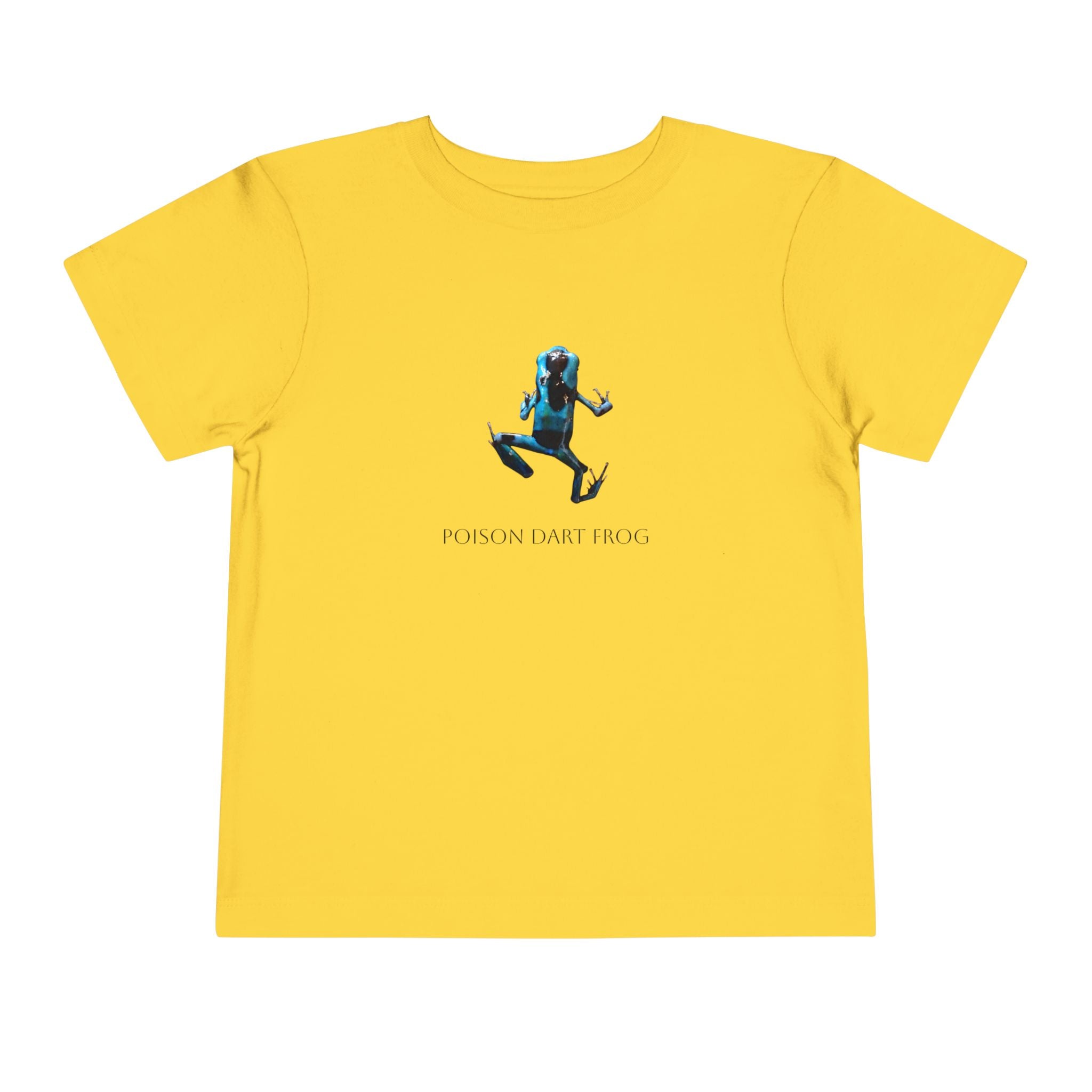 Poison Dart Frog Toddler Tee | Blue Frog Illustration, Nature Animal Shirt