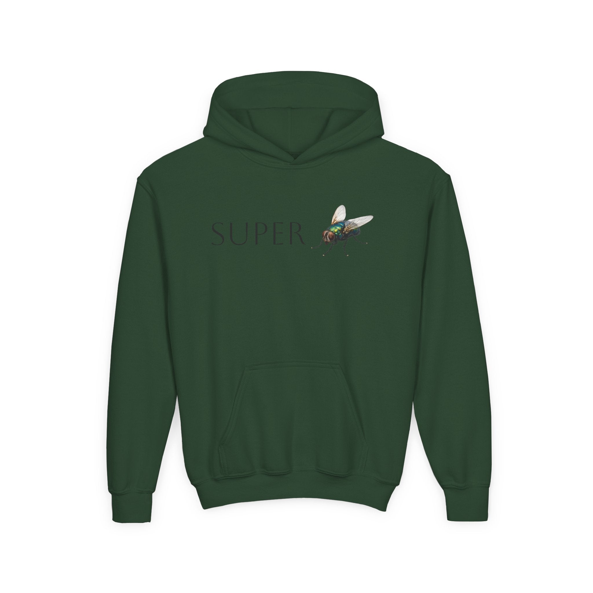 Super Fly Youth Hoodie | Fly Illustration, Minimal Kids Sweatshirt