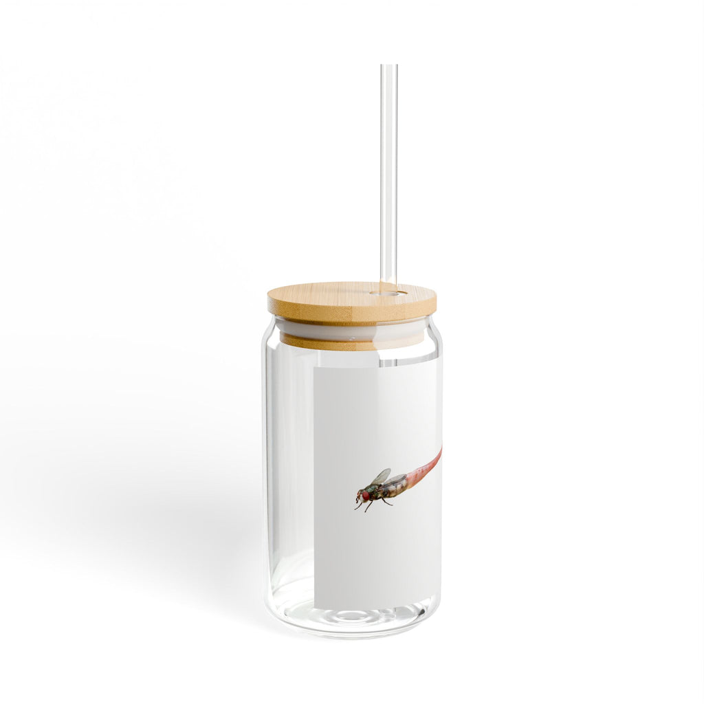 Chameleon Tongue Catching Insect Sipper Glass