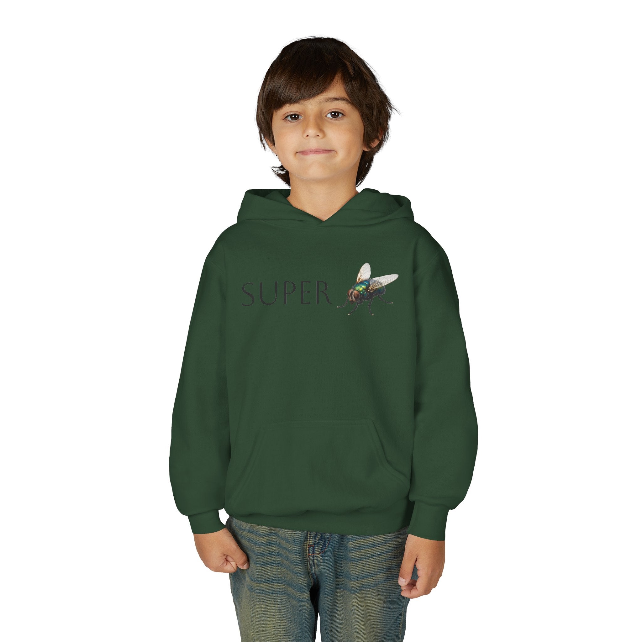 Super Fly Youth Hoodie | Fly Illustration, Minimal Kids Sweatshirt