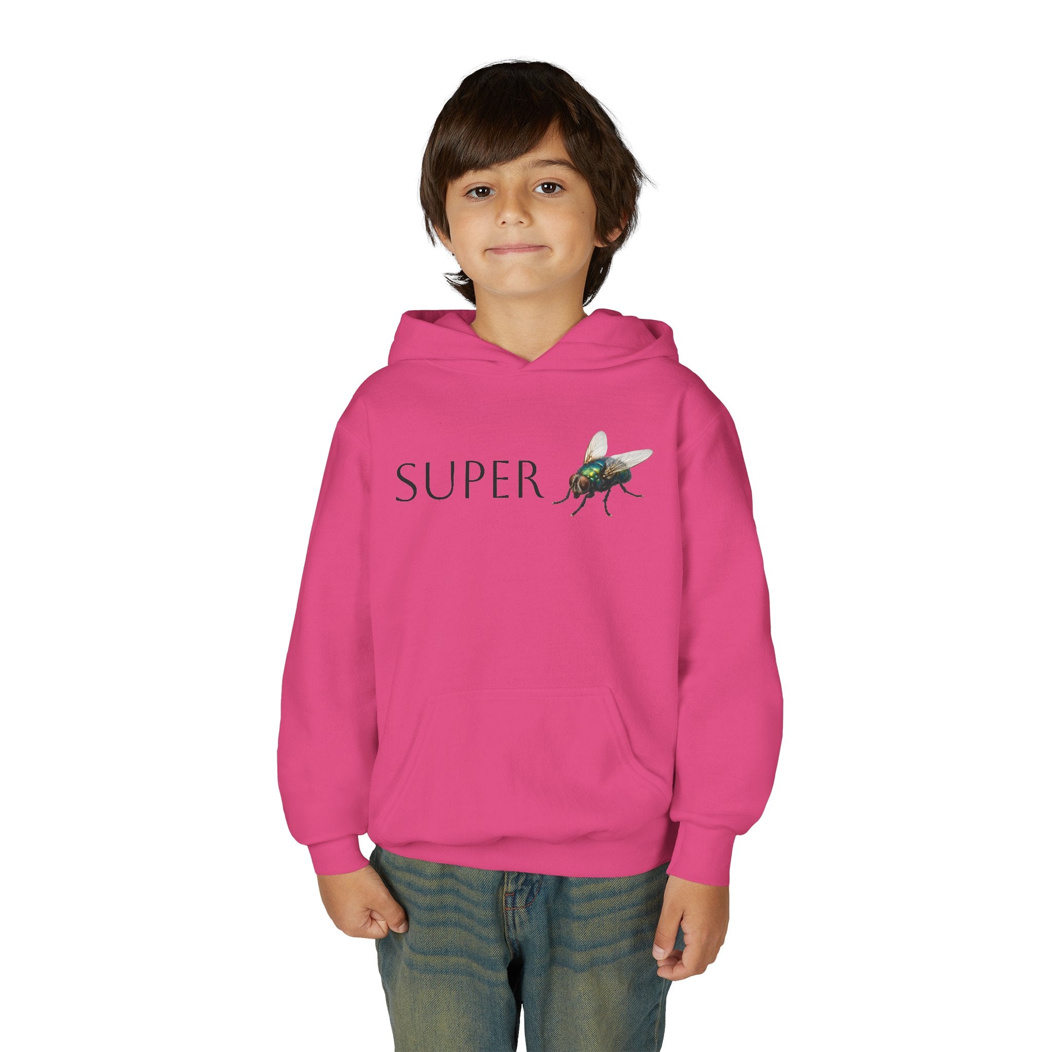 Super Fly Youth Hoodie | Fly Illustration, Minimal Kids Sweatshirt