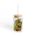 Iguana on Moss Sipper Glass | 16oz