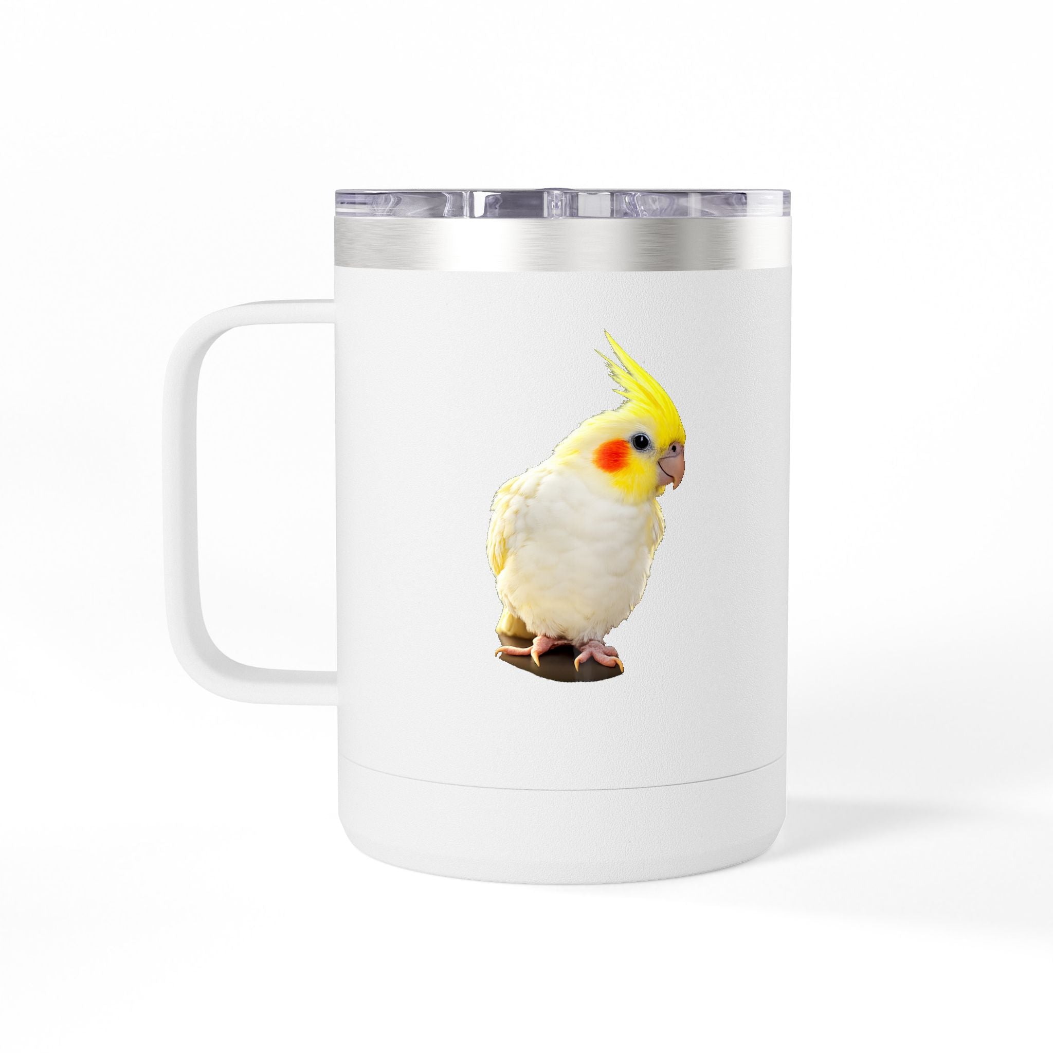 Yellow Cockatiel Mug | 15oz Stainless Tumbler