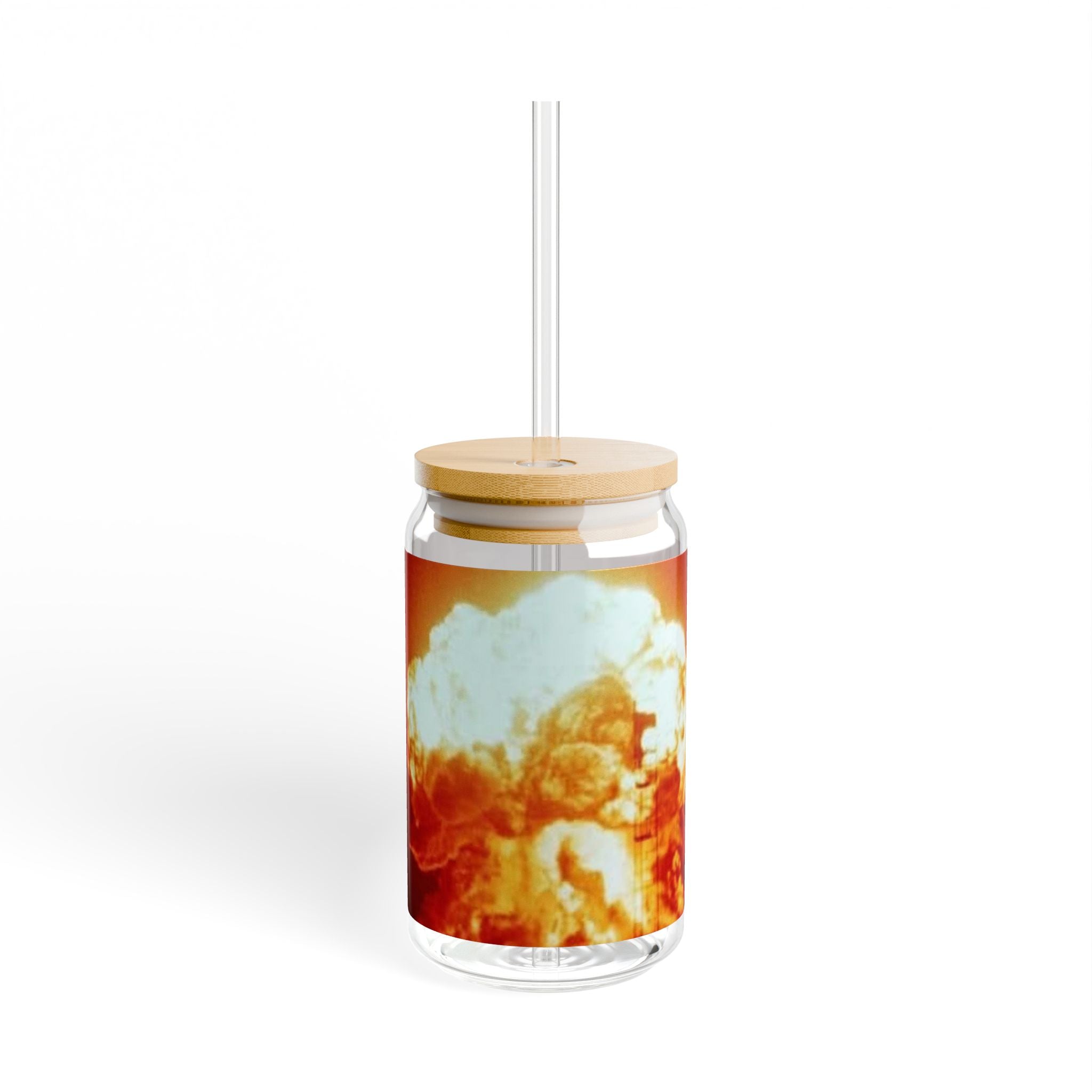 Mushroom Cloud Sipper Glass | 16oz