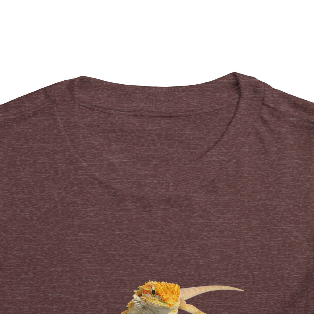 Bearded Dragon Toddler Tee | Cute Reptile Illustration