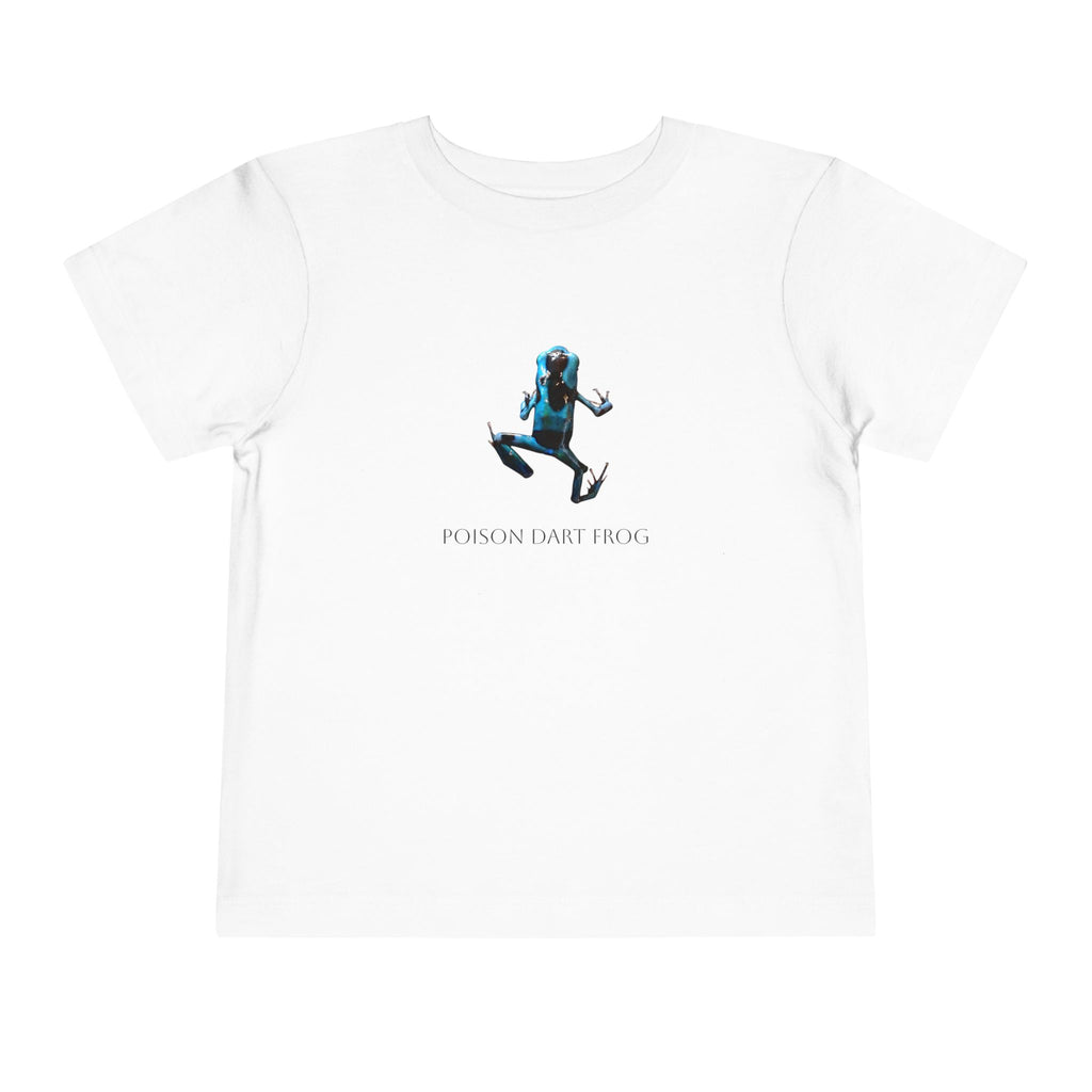 Poison Dart Frog Toddler Tee | Blue Frog Illustration, Nature Animal Shirt