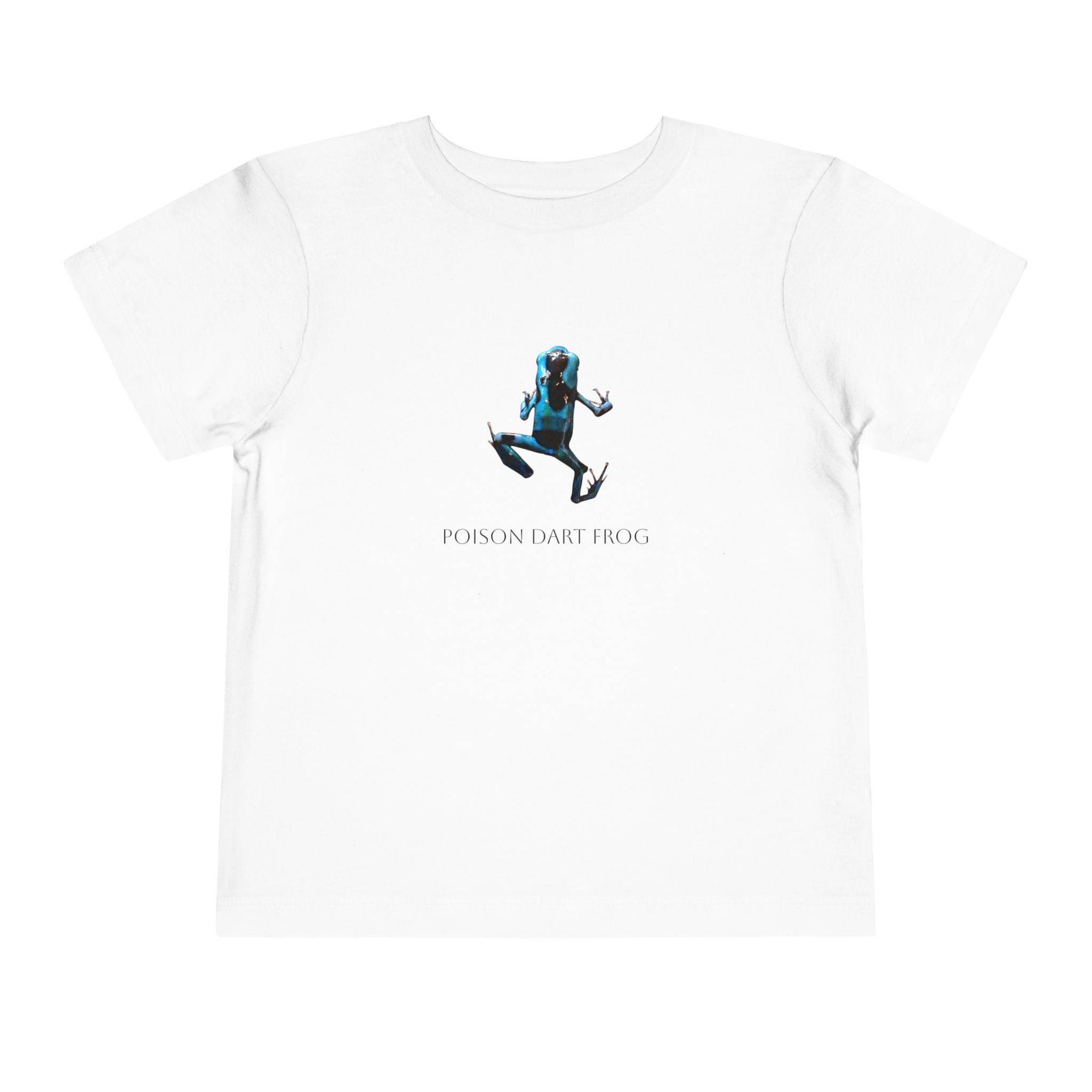 Poison Dart Frog Toddler Tee | Blue Frog Illustration, Nature Animal Shirt