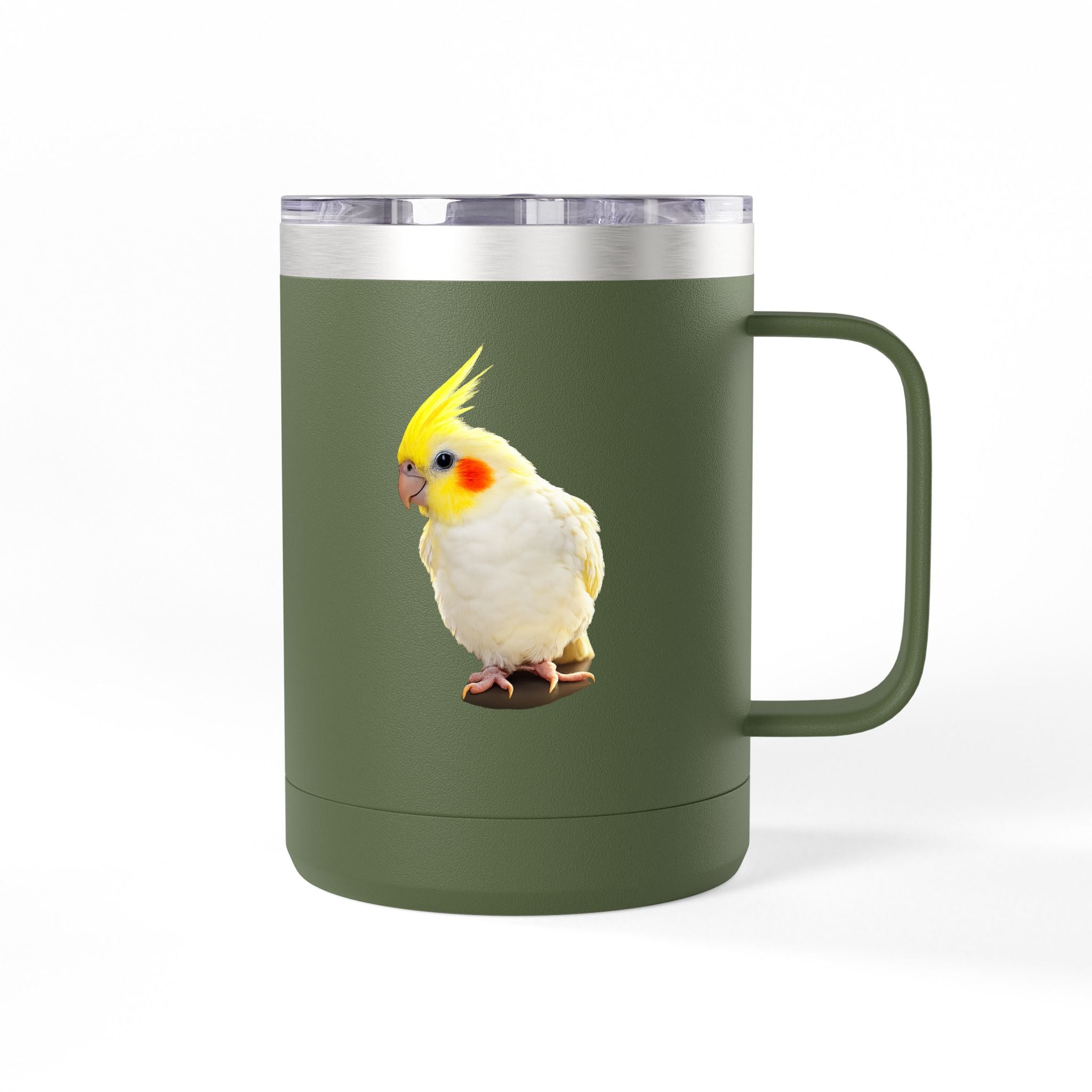Yellow Cockatiel Mug | 15oz Stainless Tumbler