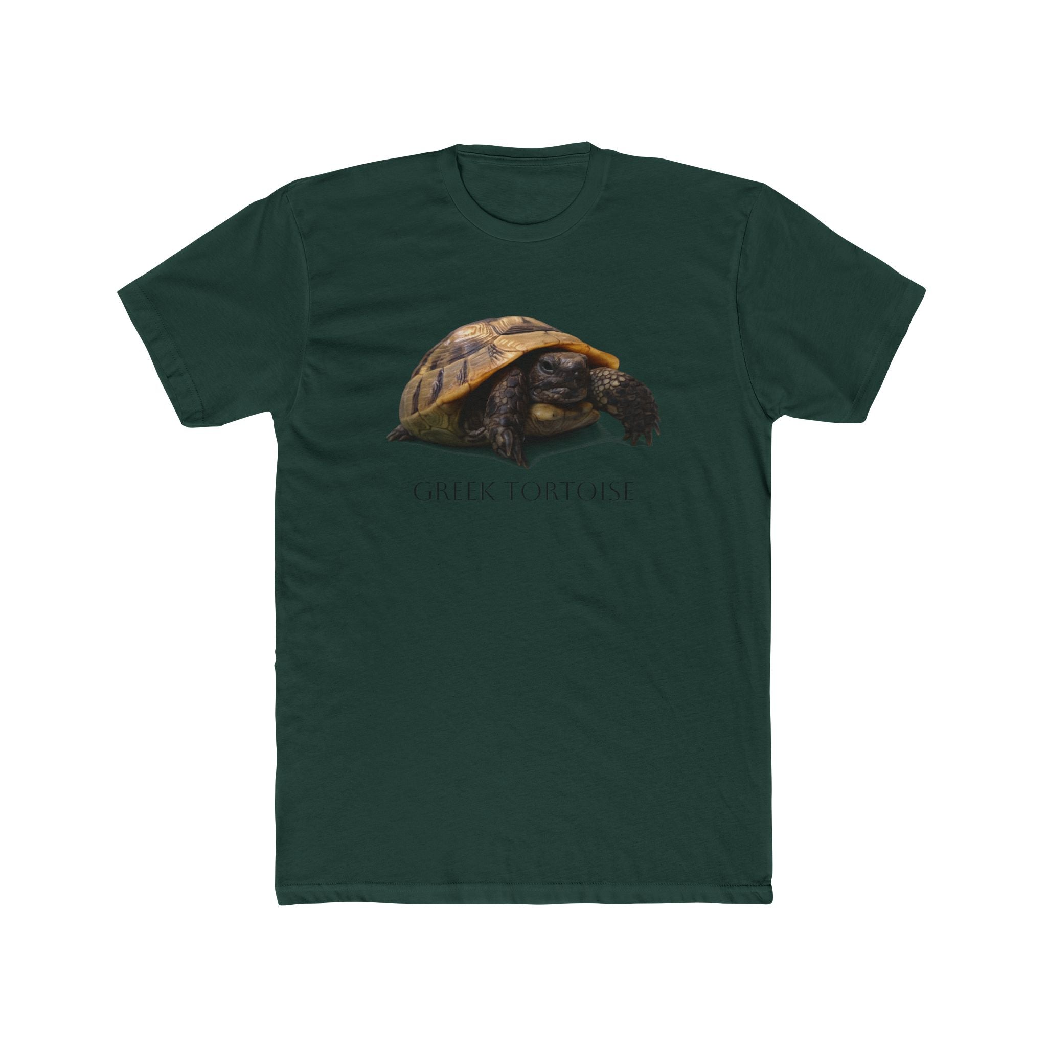 Greek Tortoise Tee | Realistic Tortoise Illustration T-Shirt