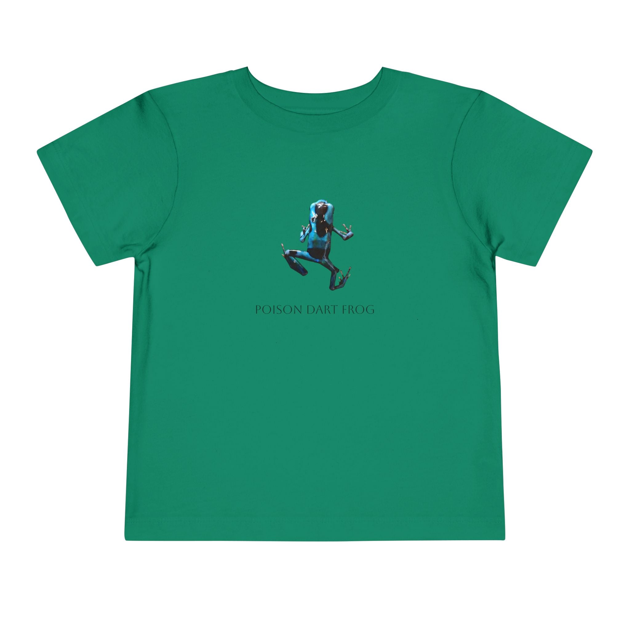 Poison Dart Frog Toddler Tee | Blue Frog Illustration, Nature Animal Shirt