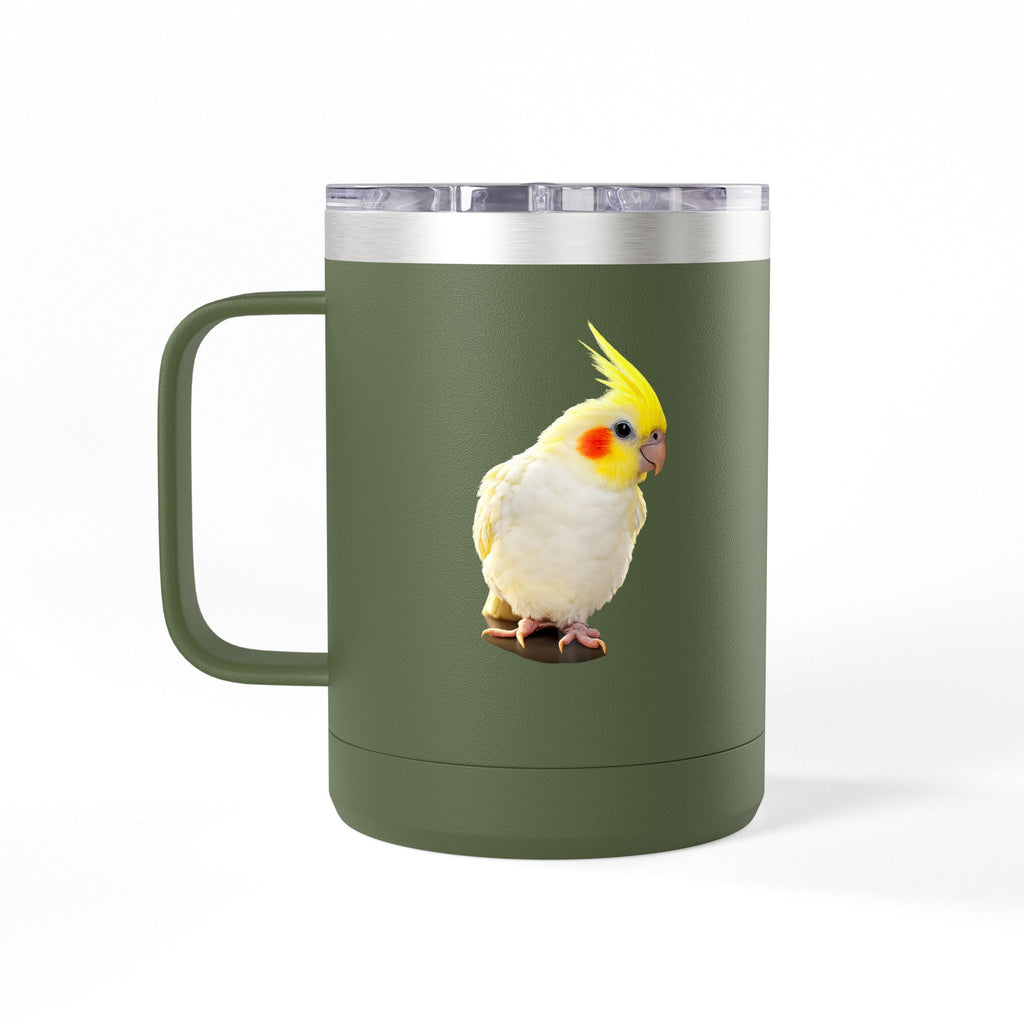 Yellow Cockatiel Mug | 15oz Stainless Tumbler