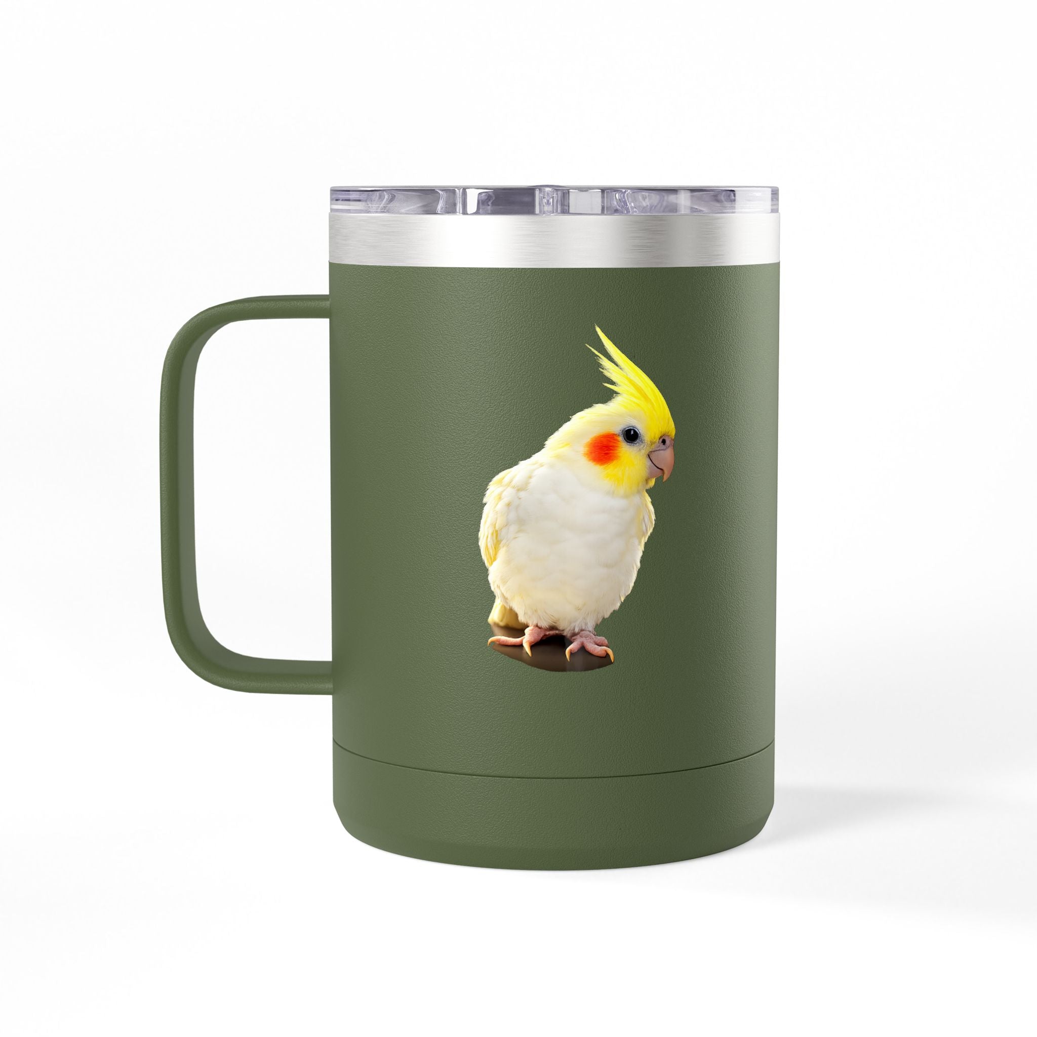 Yellow Cockatiel Mug | 15oz Stainless Tumbler