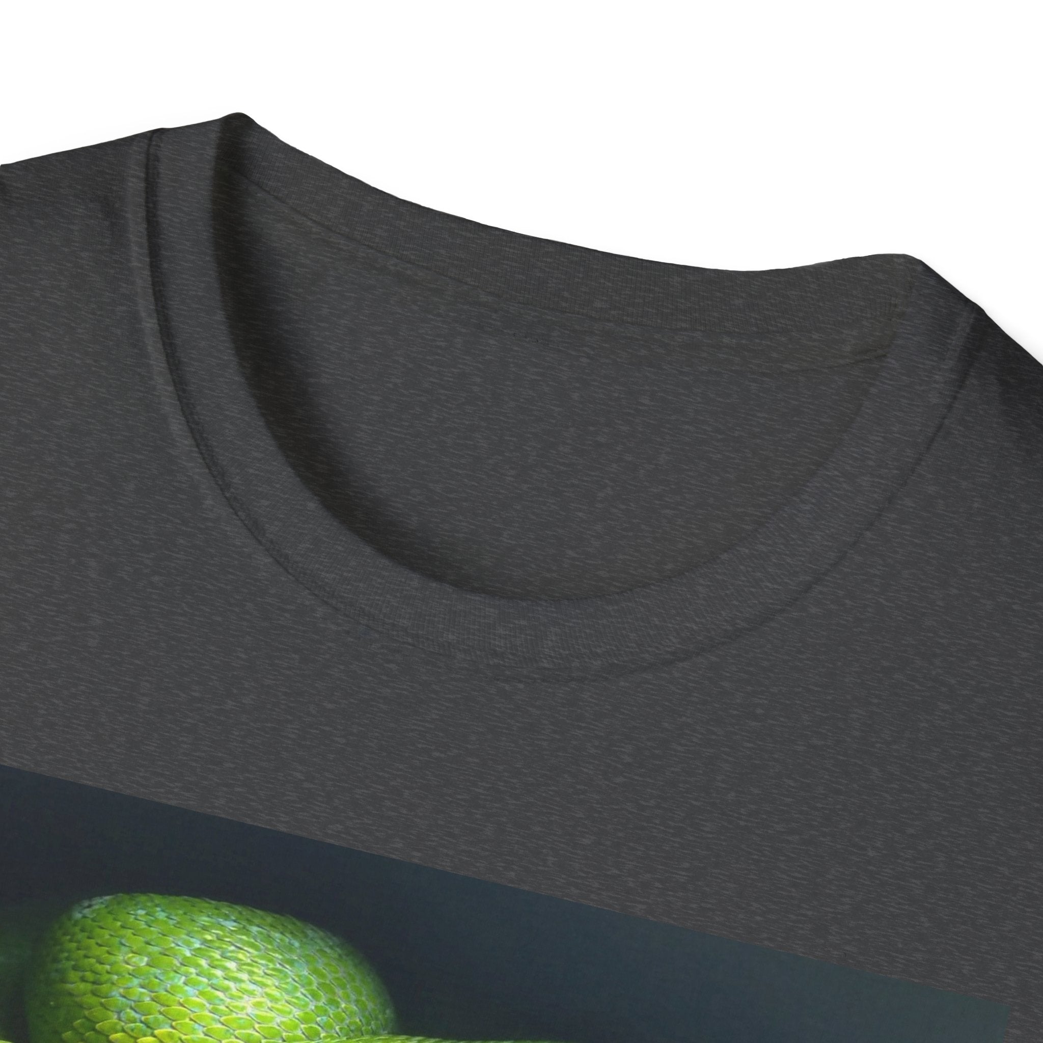 Green Tree Python on Driftwood T-Shirt | Tropical Snake Photography