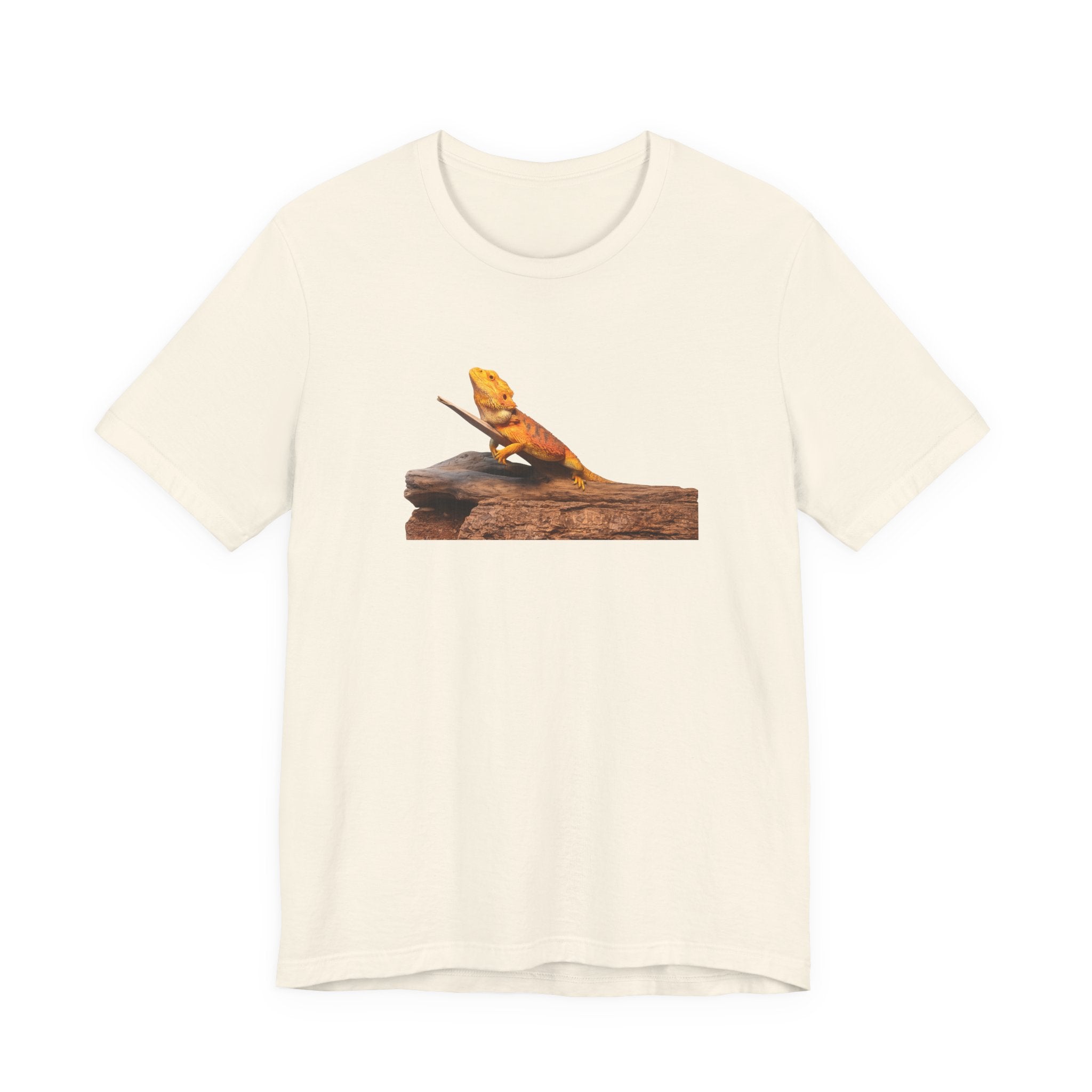 Bearded Dragon on Driftwood Tee | Reptile Lizard Shirt