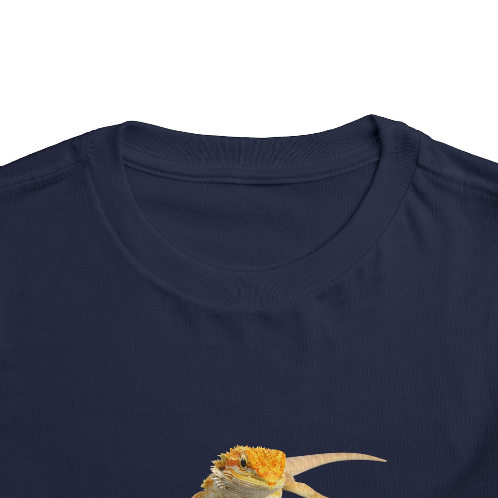 Bearded Dragon Toddler Tee | Cute Reptile Illustration