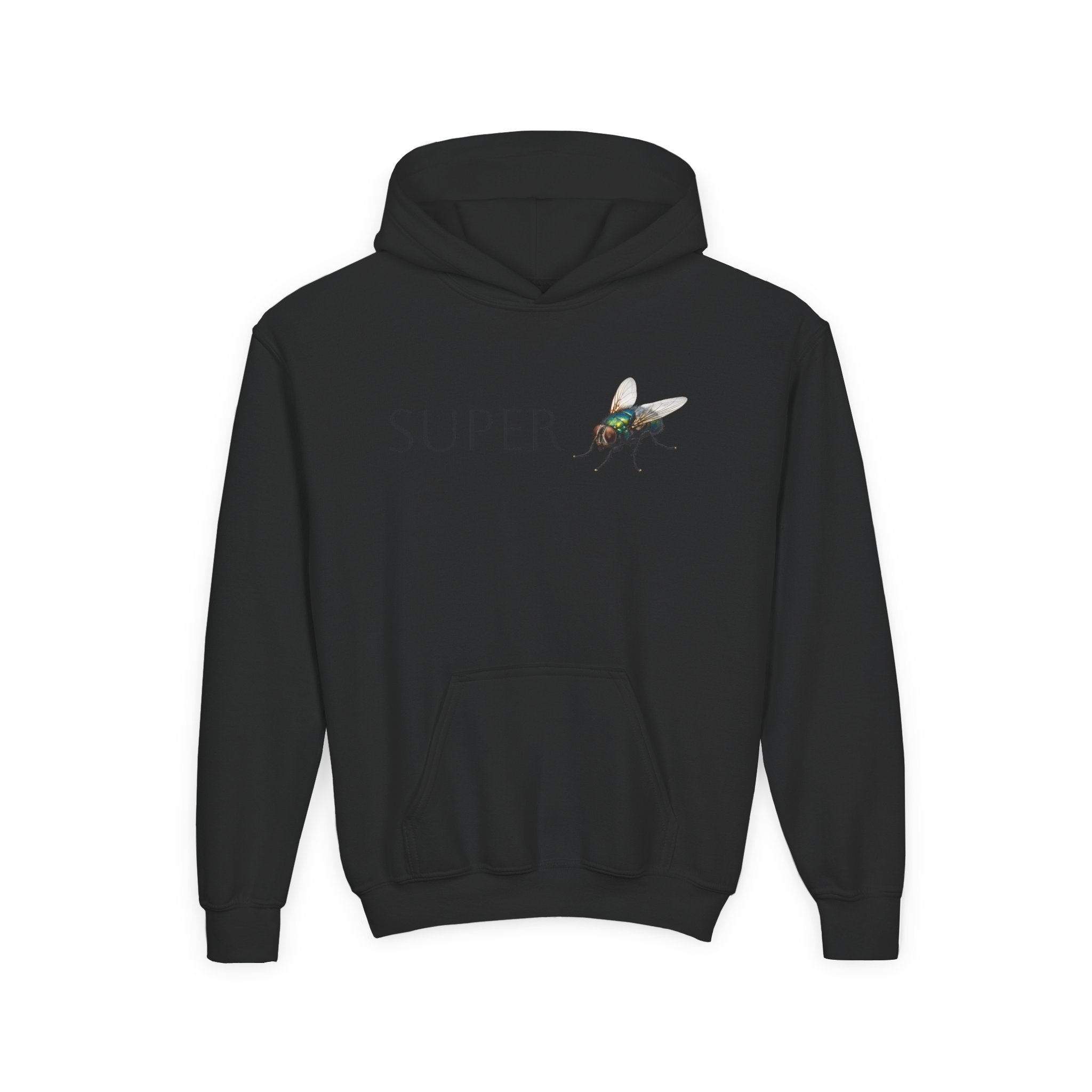 Super Fly Youth Hoodie | Fly Illustration, Minimal Kids Sweatshirt