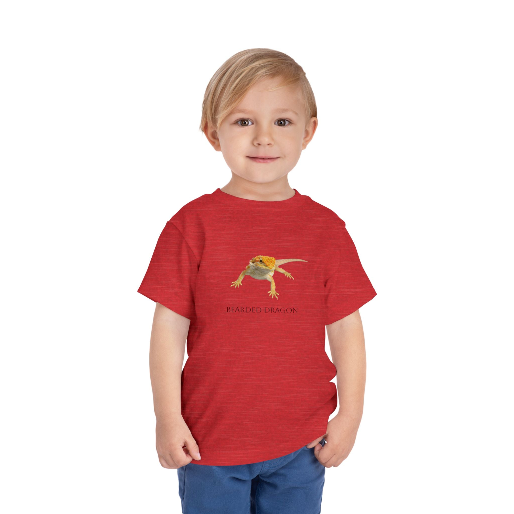 Bearded Dragon Toddler Tee | Cute Reptile Illustration