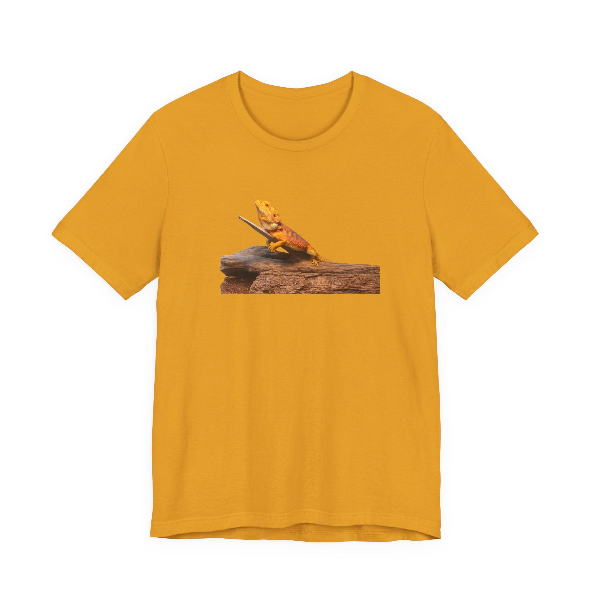 Bearded Dragon on Driftwood Tee | Reptile Lizard Shirt