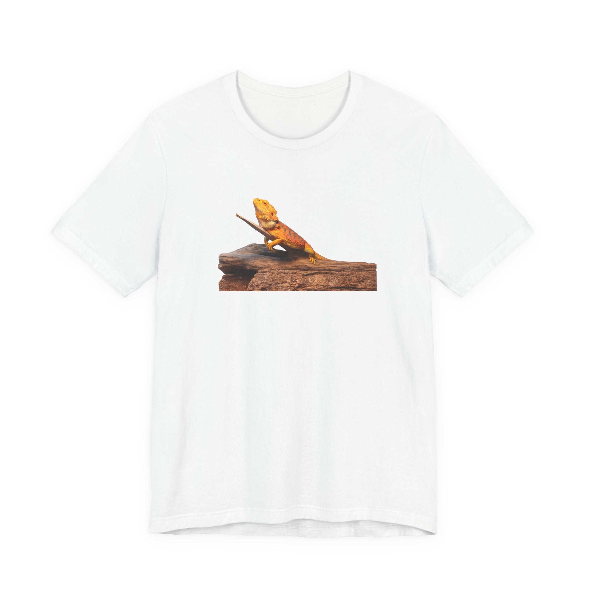Bearded Dragon on Driftwood Tee | Reptile Lizard Shirt
