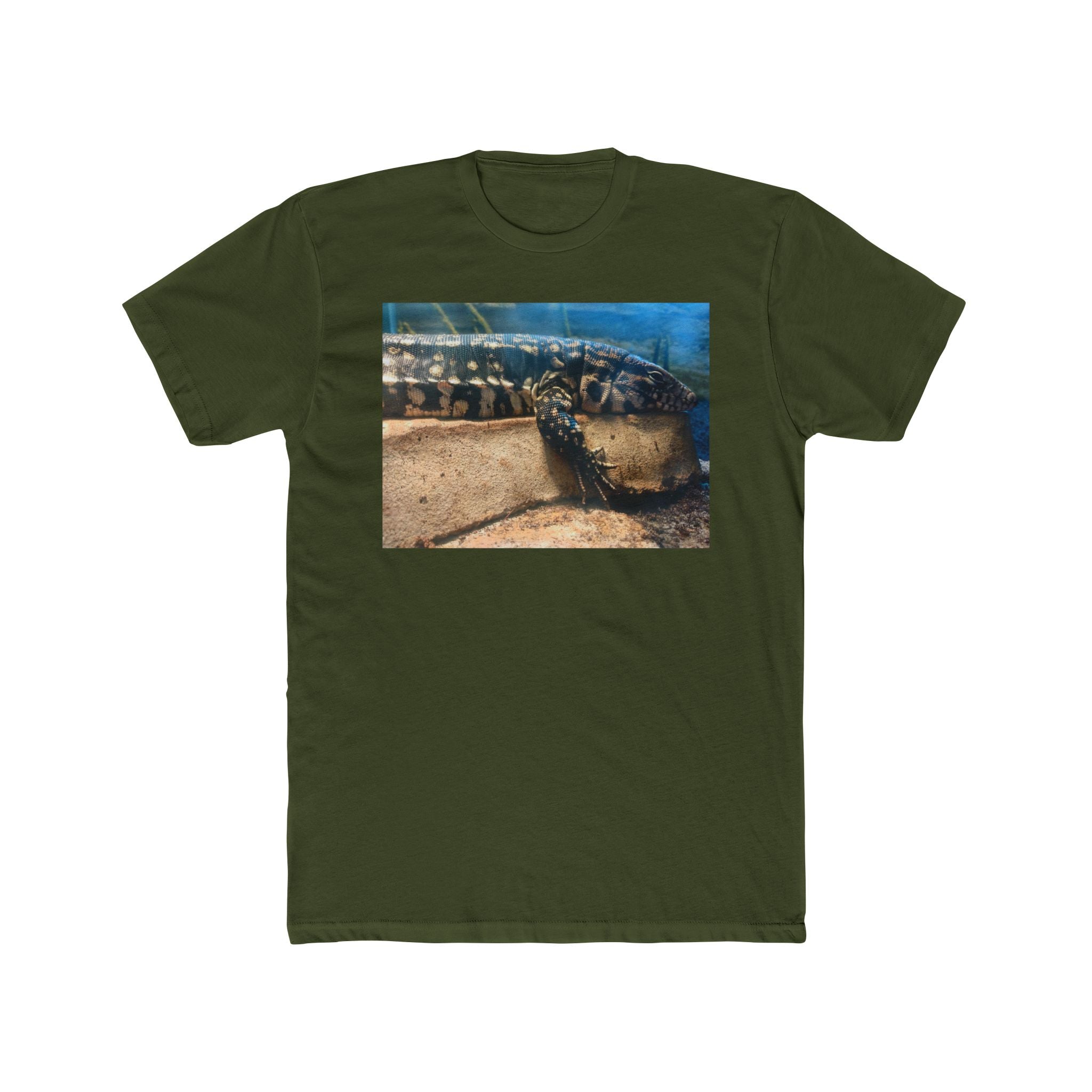 Tegu Lizard Photo T-Shirt | Ocean Wildlife Beach Rescue Tee