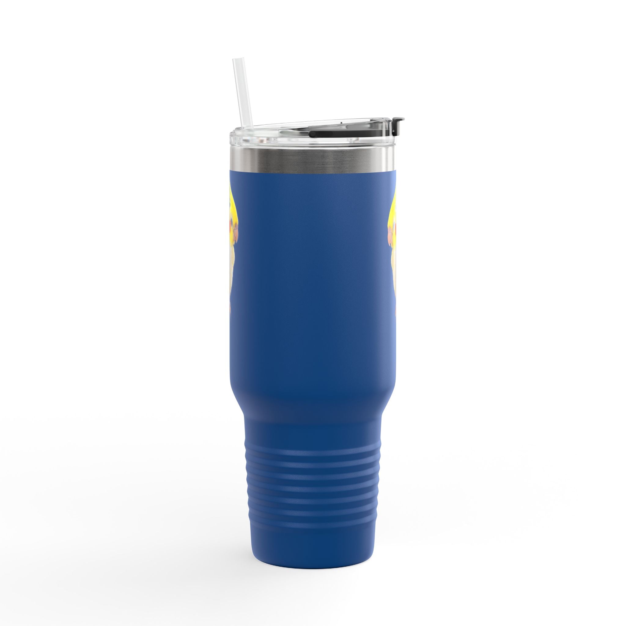 Yellow Cockatiel Illustration Travel Mug | 40oz Insulated Tumbler