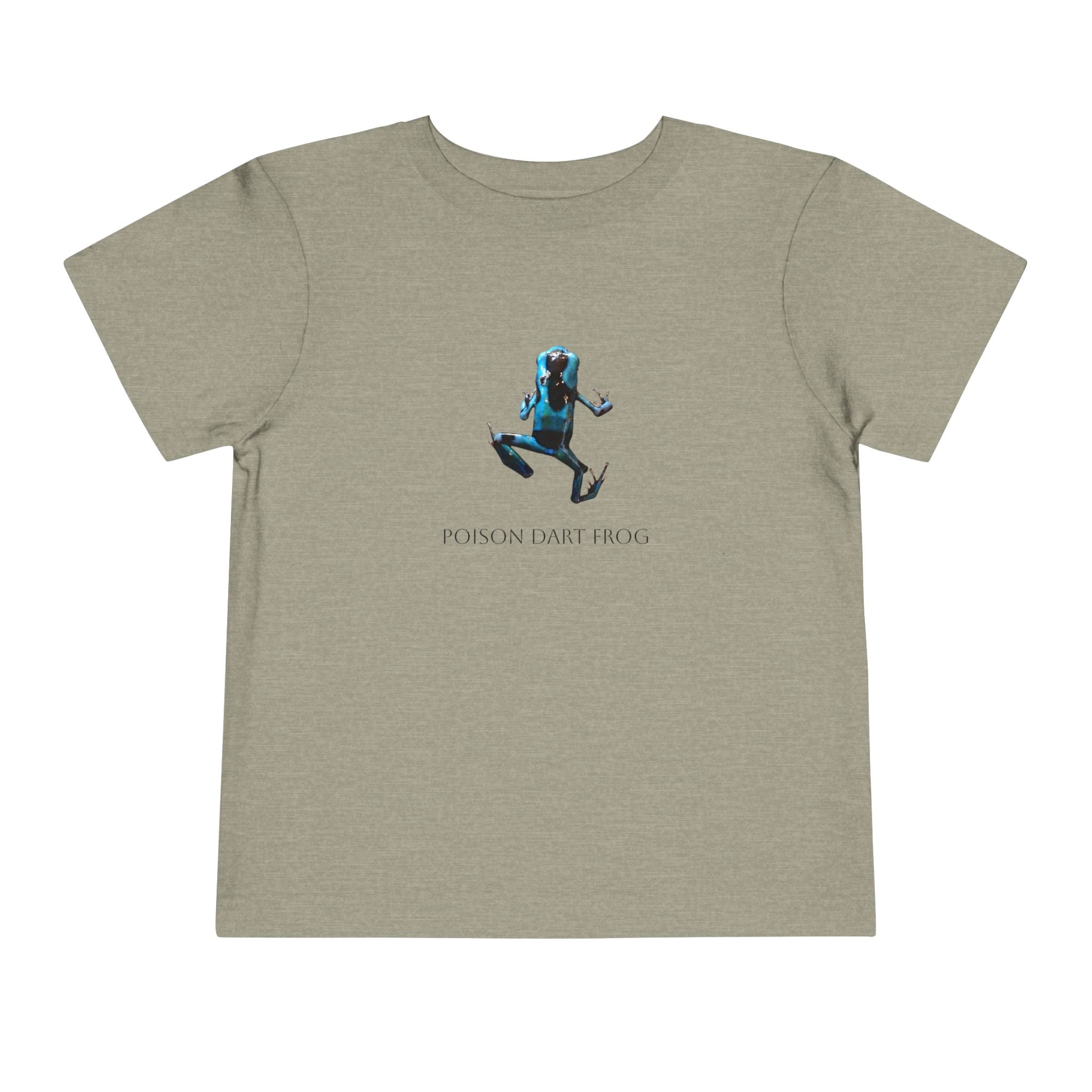 Poison Dart Frog Toddler Tee | Blue Frog Illustration, Nature Animal Shirt