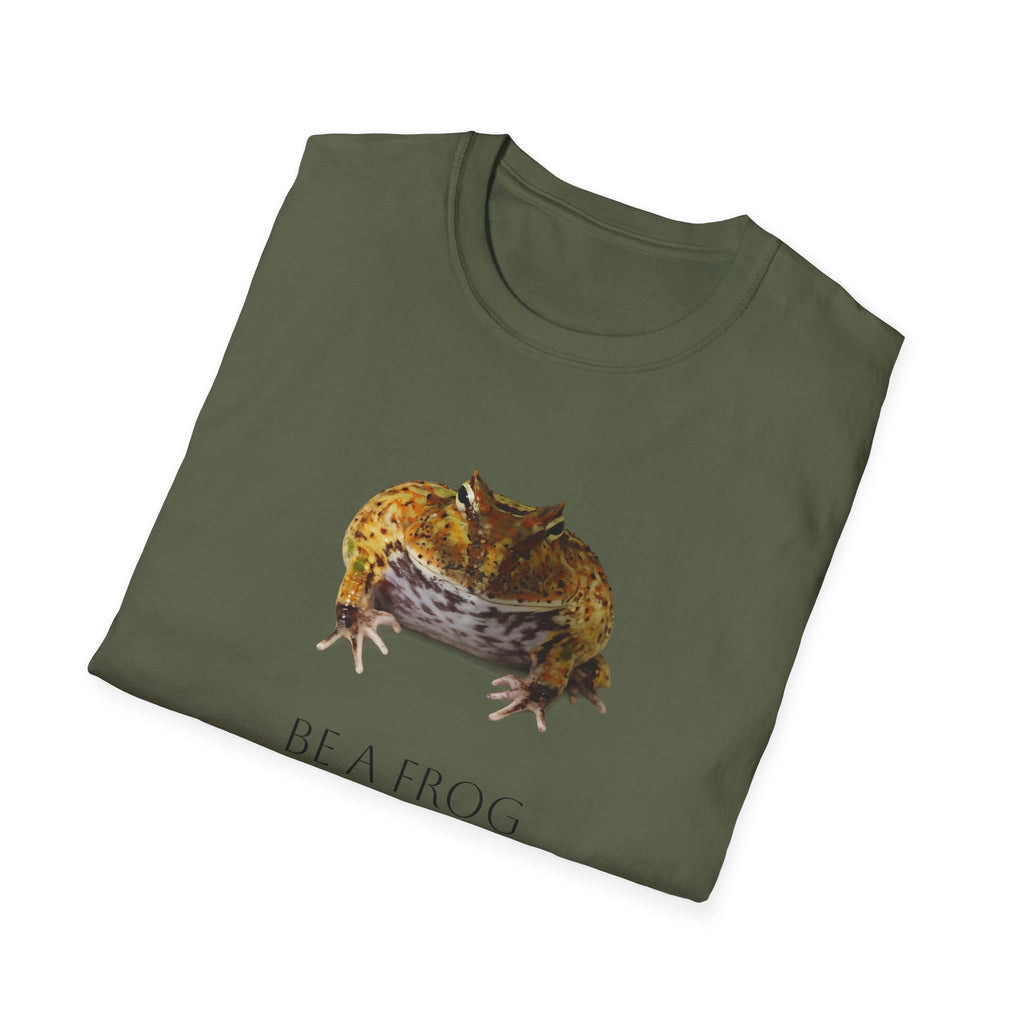 Pacman Frog T-Shirt | Realistic Frog Illustration, Nature Amphibian Tee