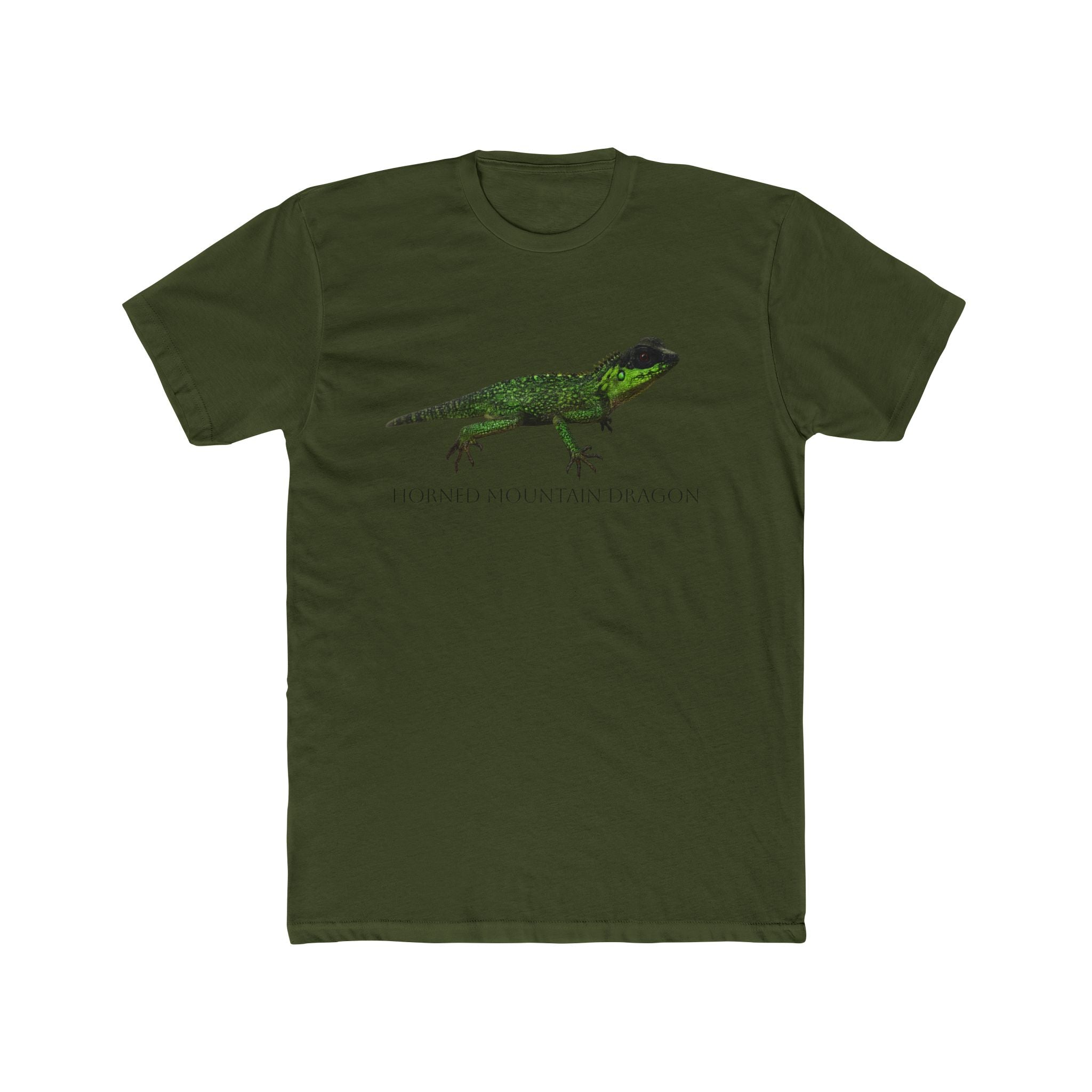 Horned Mountain Dragon Tee | Minimal Reptile Graphic Shirt