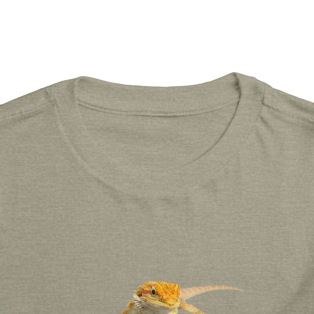 Bearded Dragon Toddler Tee | Cute Reptile Illustration