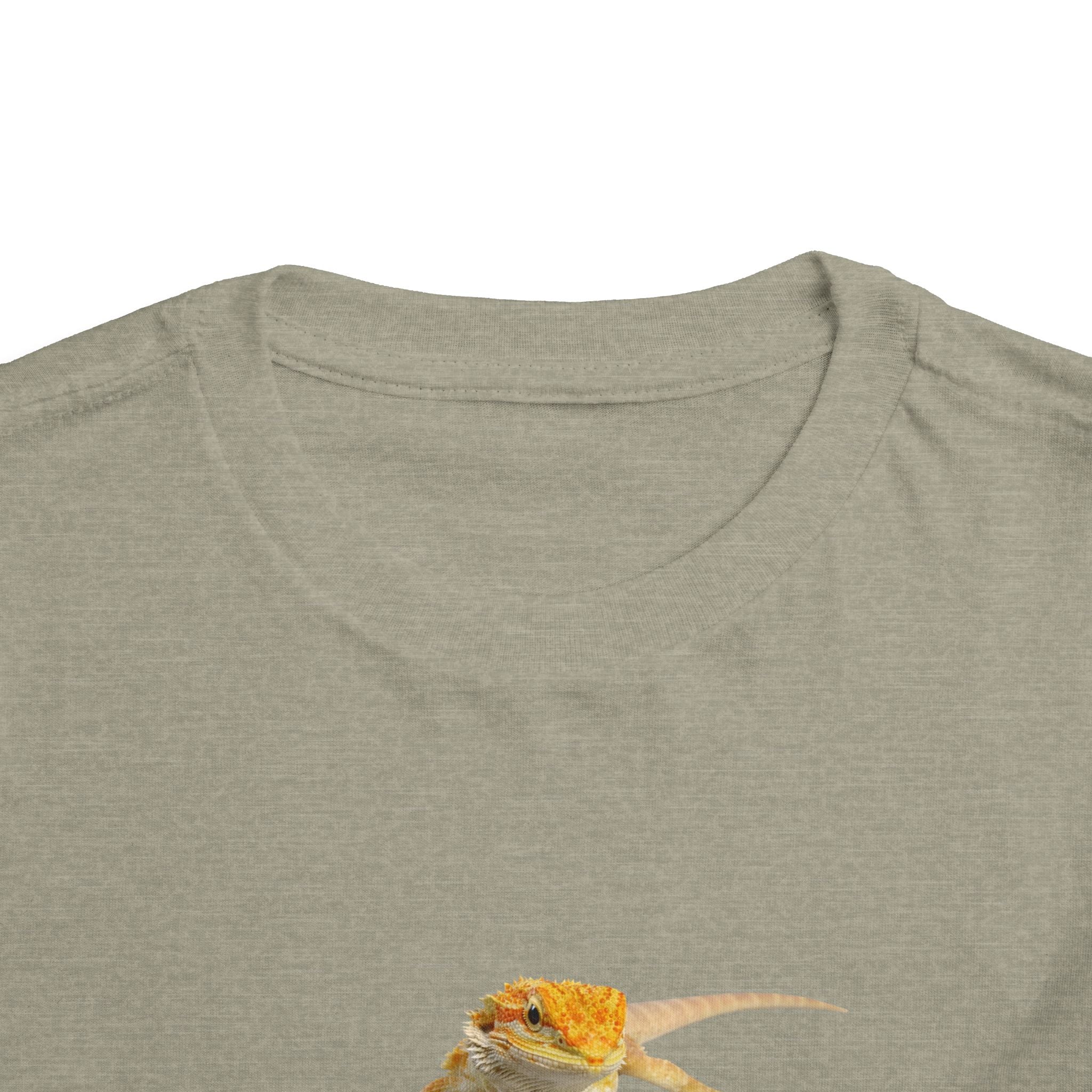 Bearded Dragon Toddler Tee | Cute Reptile Illustration