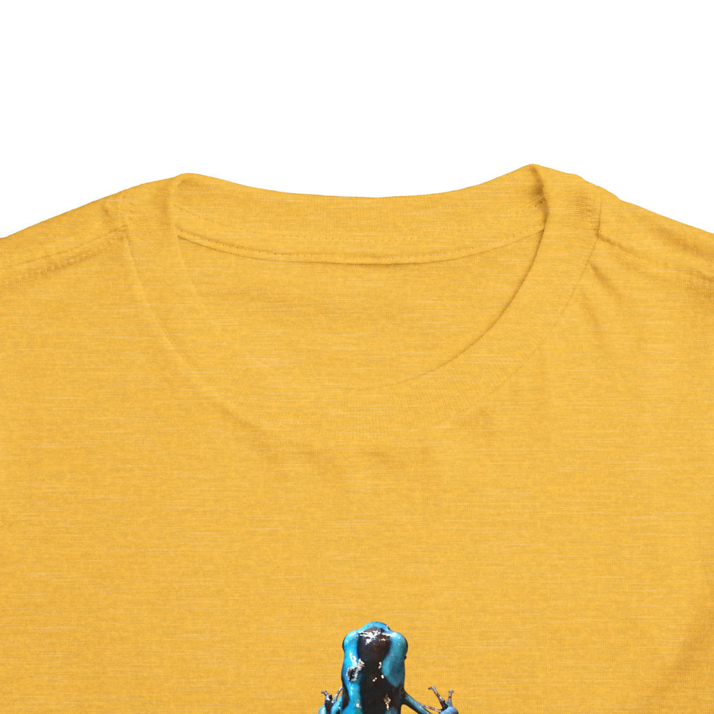 Poison Dart Frog Toddler Tee | Blue Frog Illustration, Nature Animal Shirt
