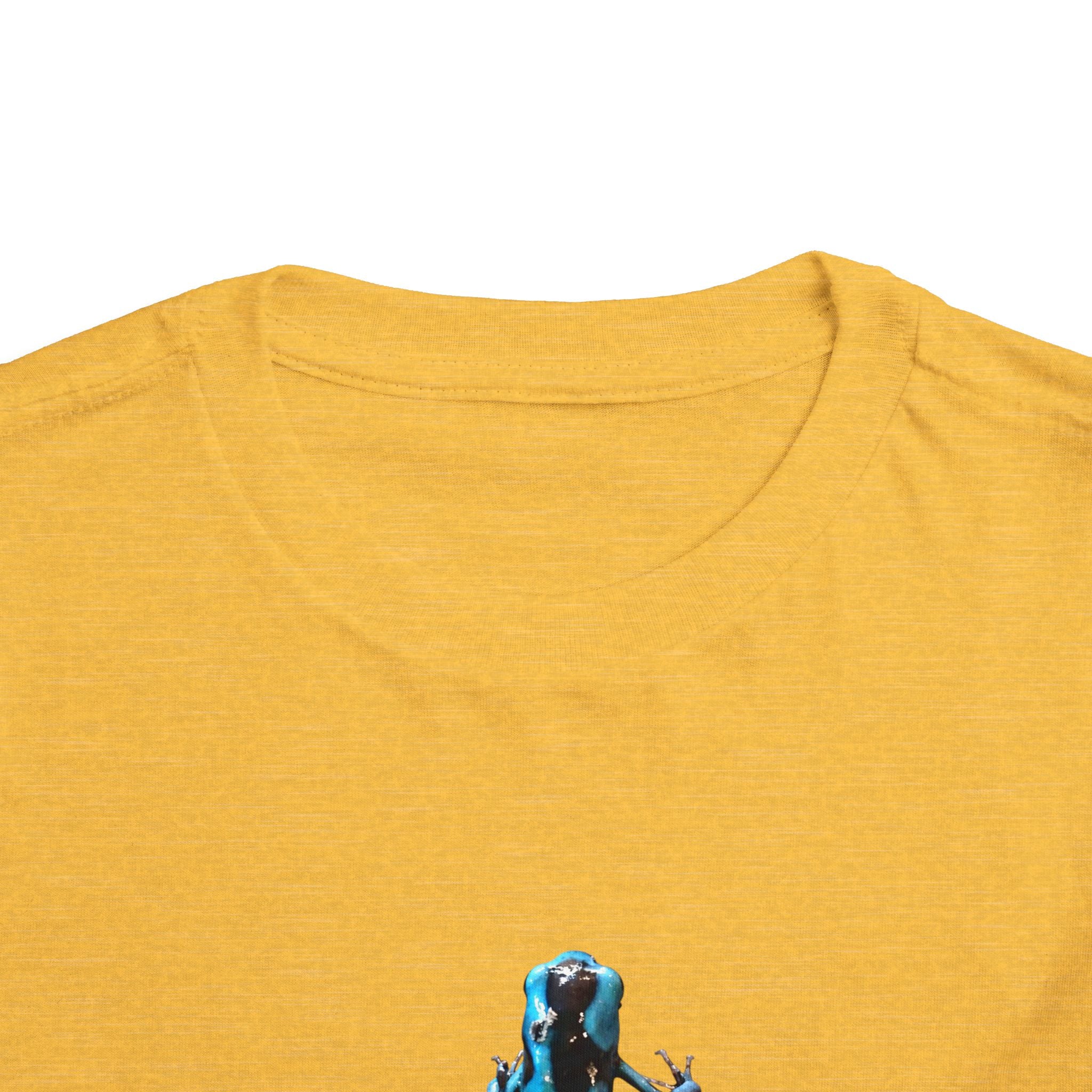 Poison Dart Frog Toddler Tee | Blue Frog Illustration, Nature Animal Shirt