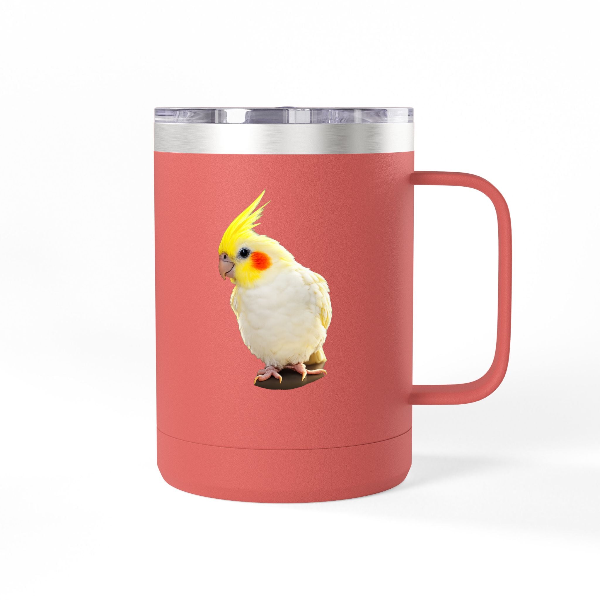 Yellow Cockatiel Mug | 15oz Stainless Tumbler