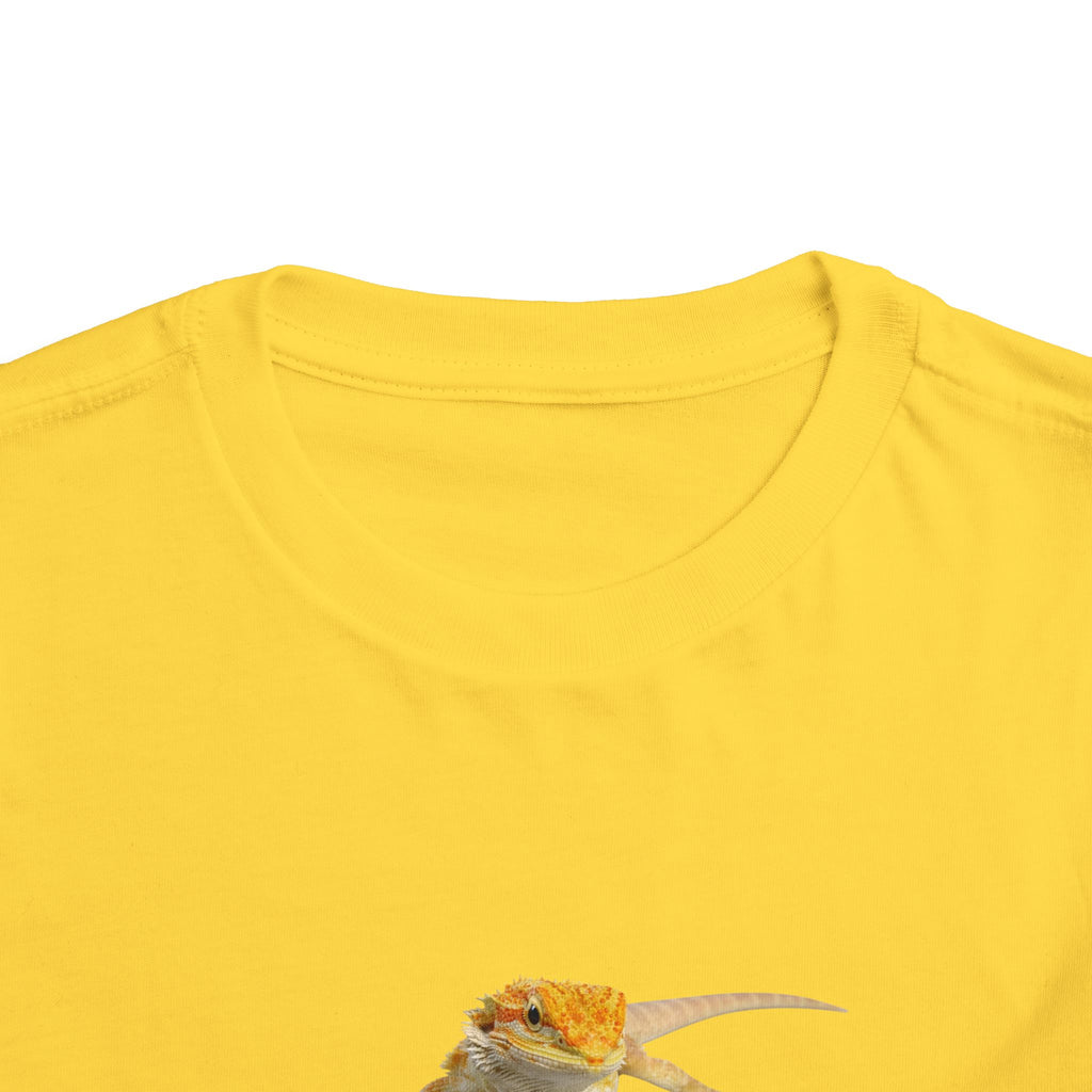 Bearded Dragon Toddler Tee | Cute Reptile Illustration
