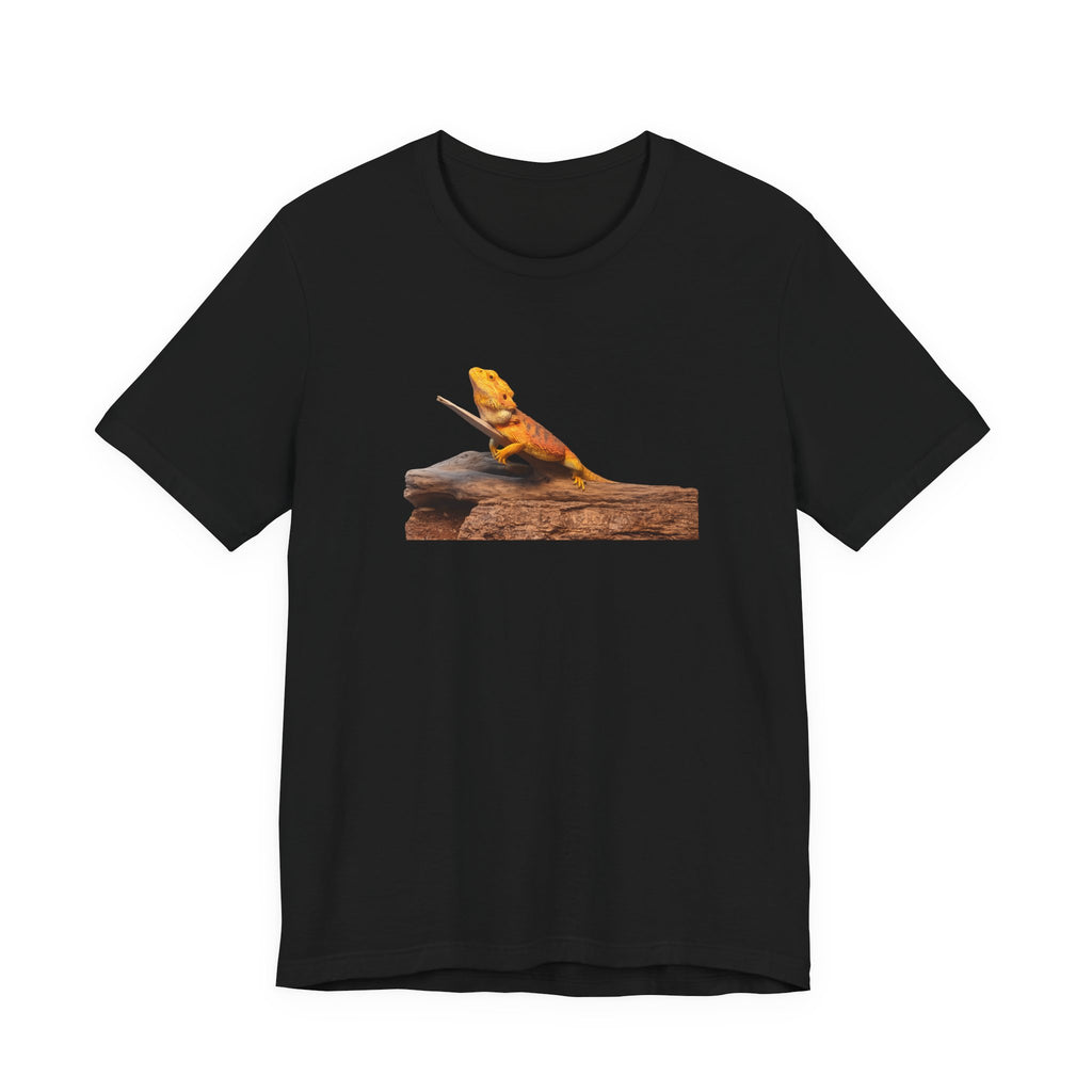 Bearded Dragon on Driftwood Tee | Reptile Lizard Shirt