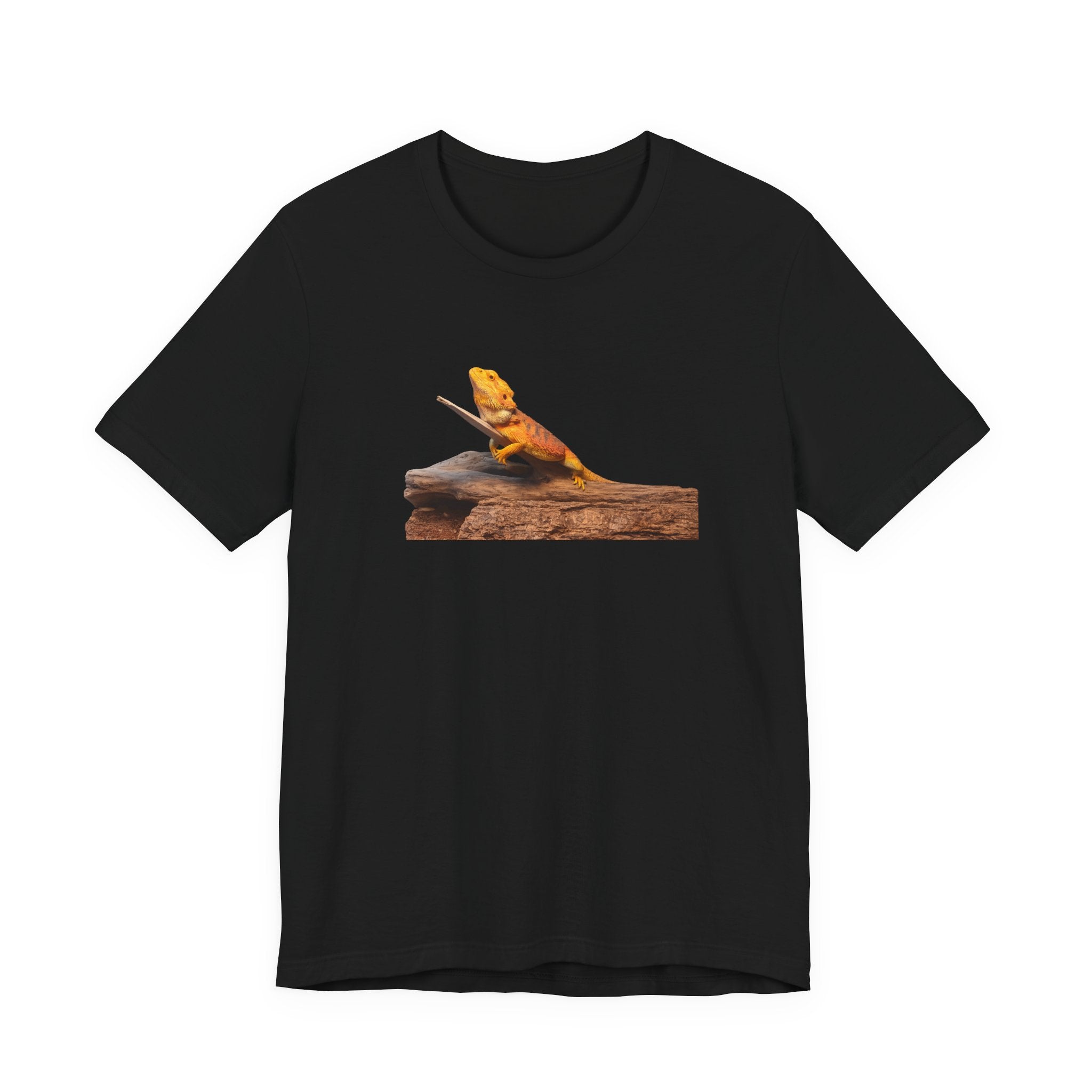 Bearded Dragon on Driftwood Tee | Reptile Lizard Shirt