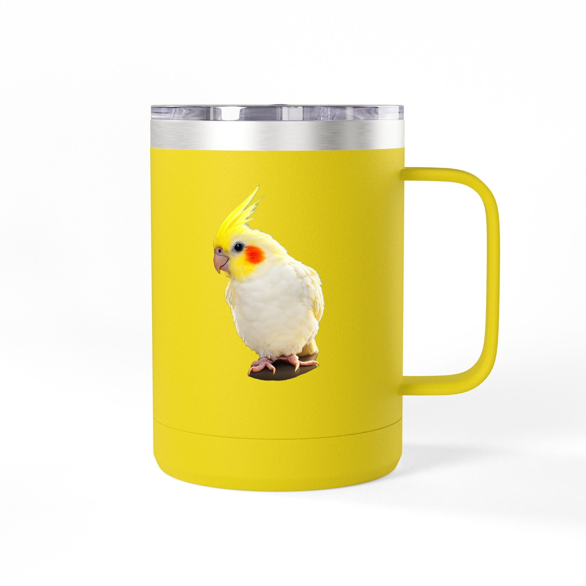 Yellow Cockatiel Mug | 15oz Stainless Tumbler