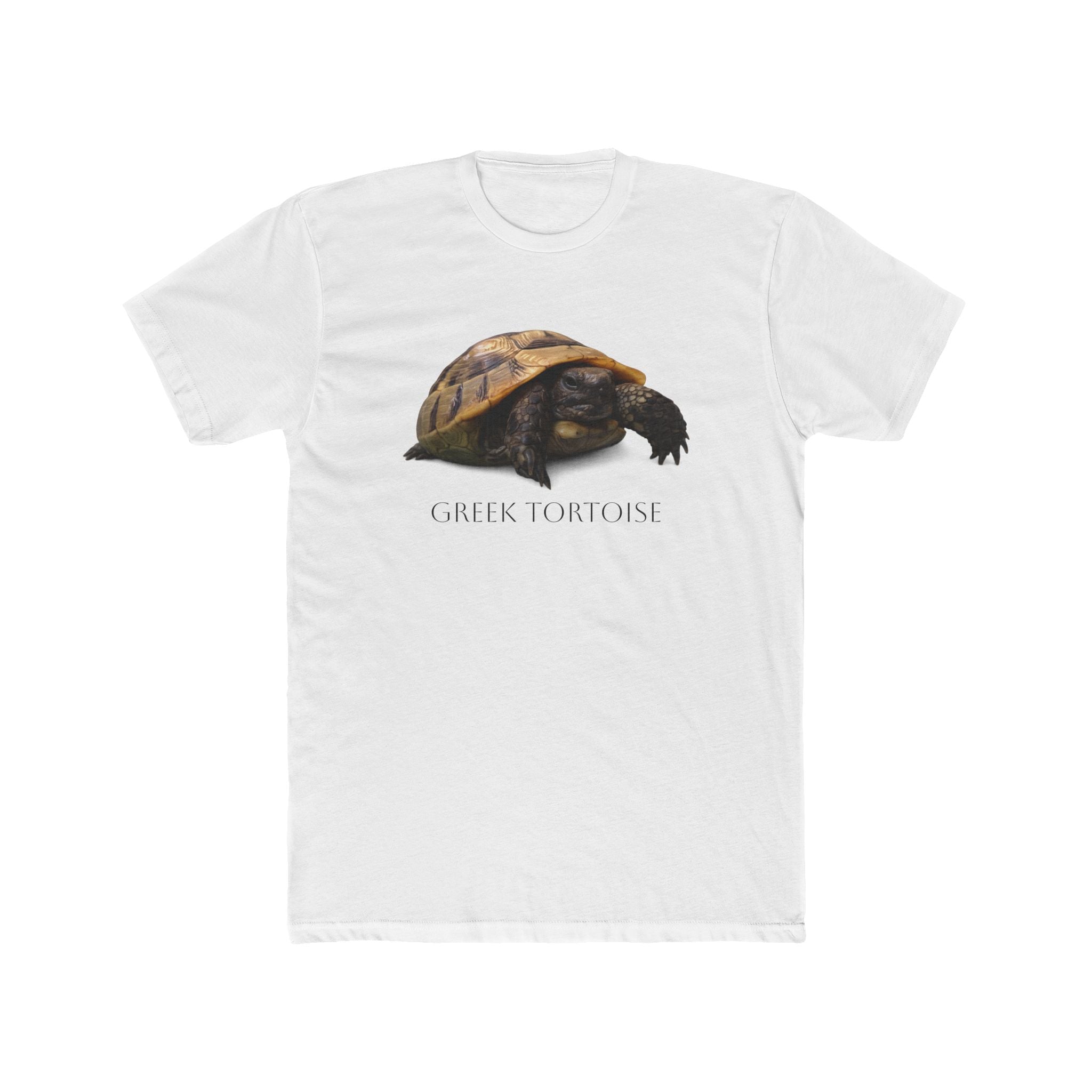 Greek Tortoise Tee | Realistic Tortoise Illustration T-Shirt