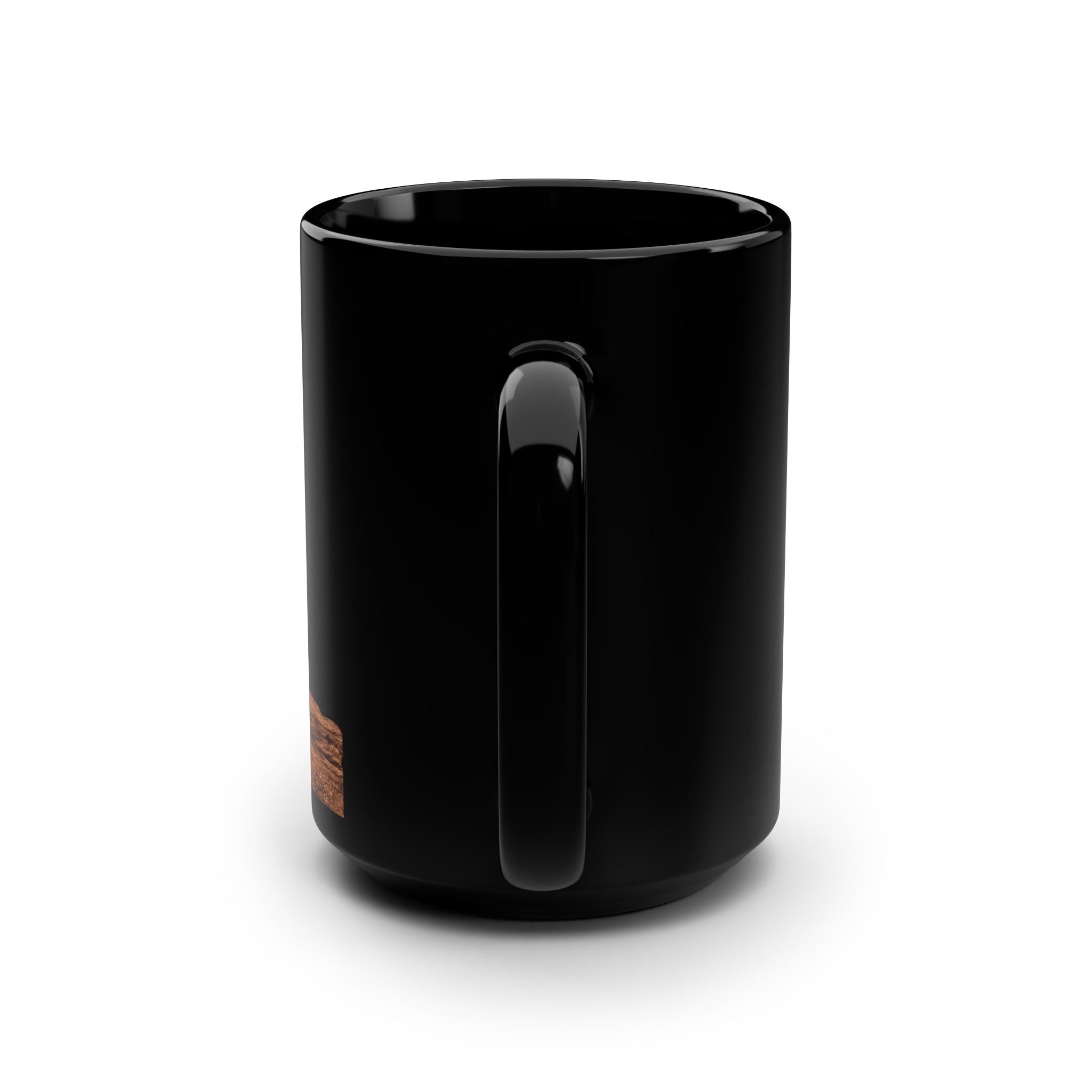 Bearded Dragon Mug | Black Ceramic 15oz