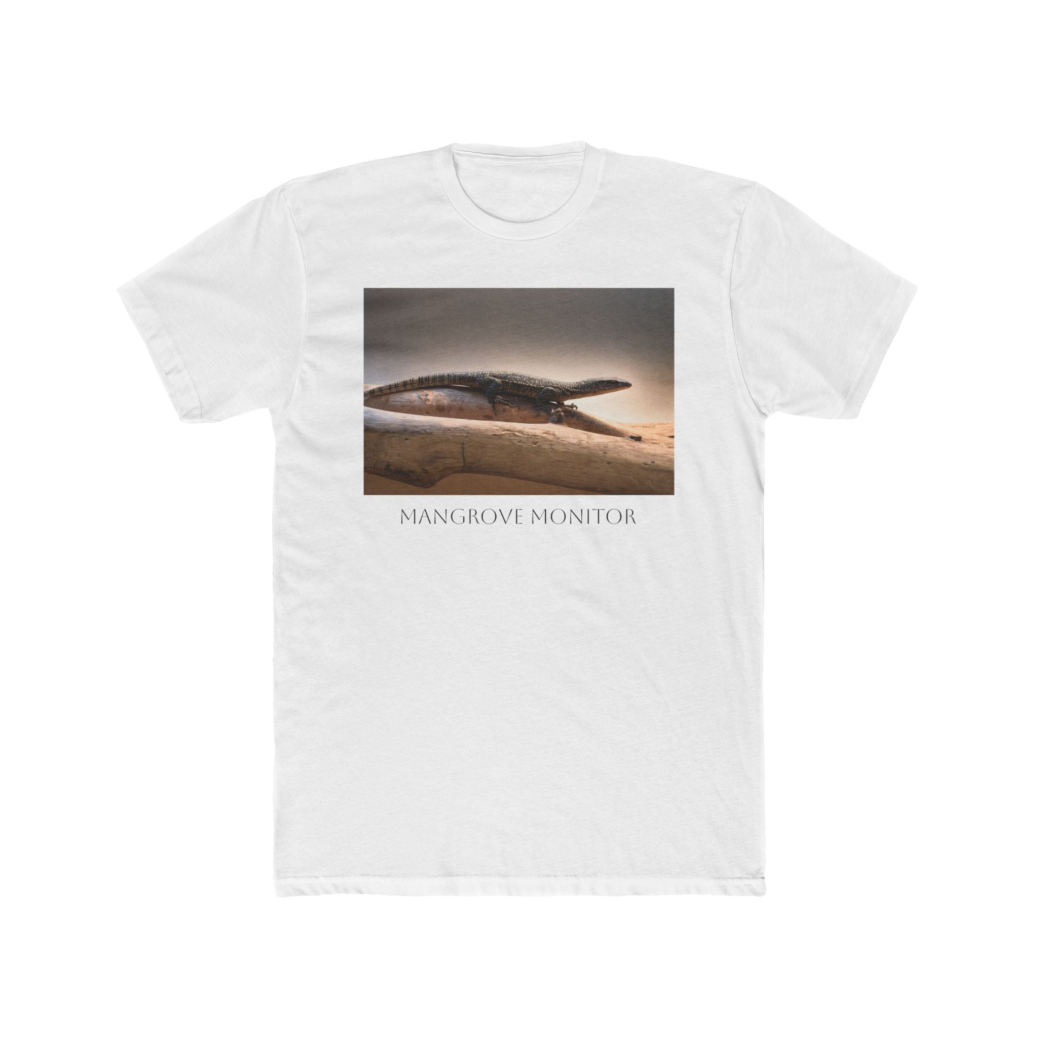 Mangrove Monitor Tee | Realistic Reptile Print